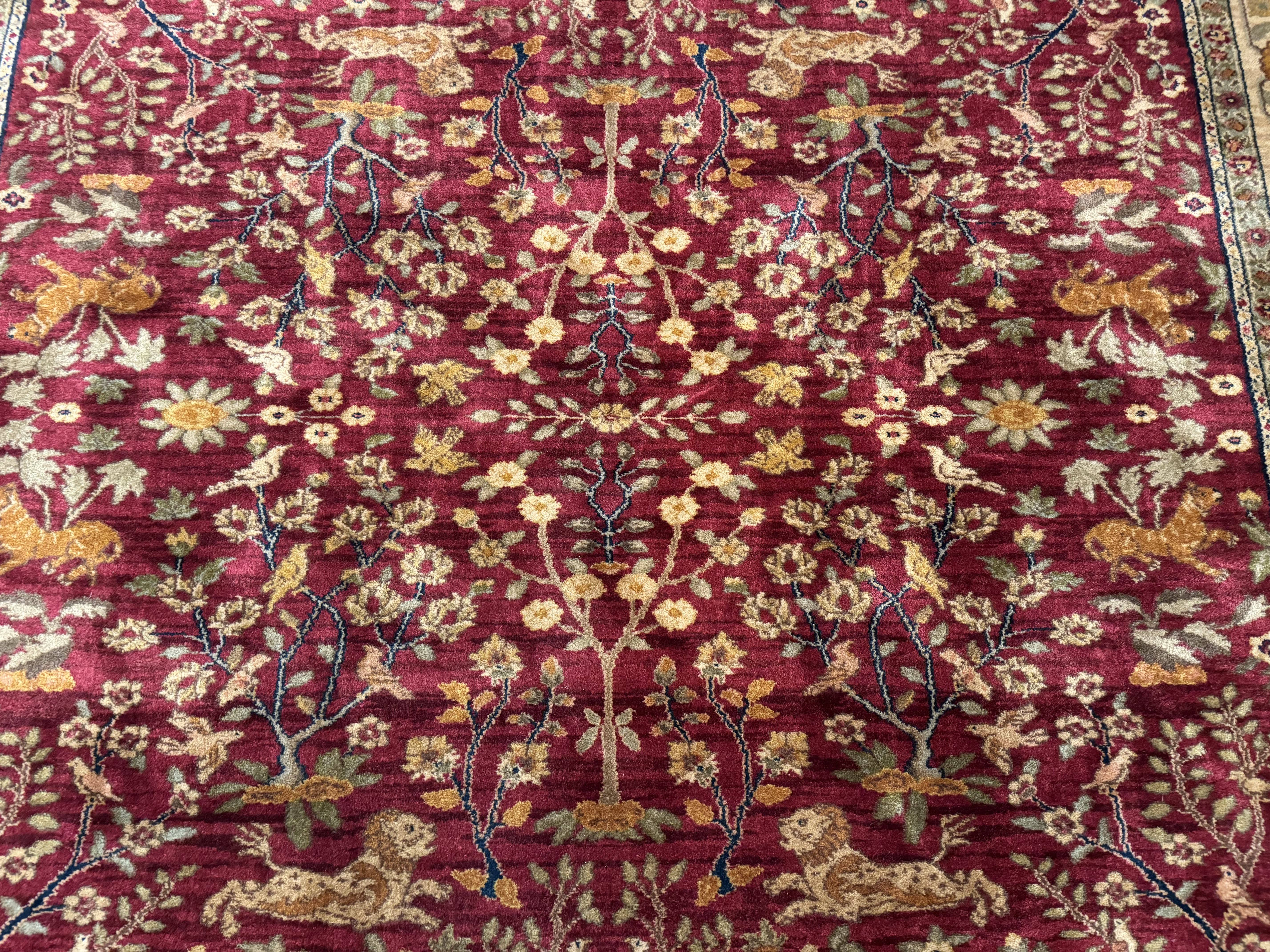 Karastan Rug 8.8 x 10, Antique Legends Emperor's Hunt 2200-204, Wool Vintage Discontinued Karastan - Jewel Rugs