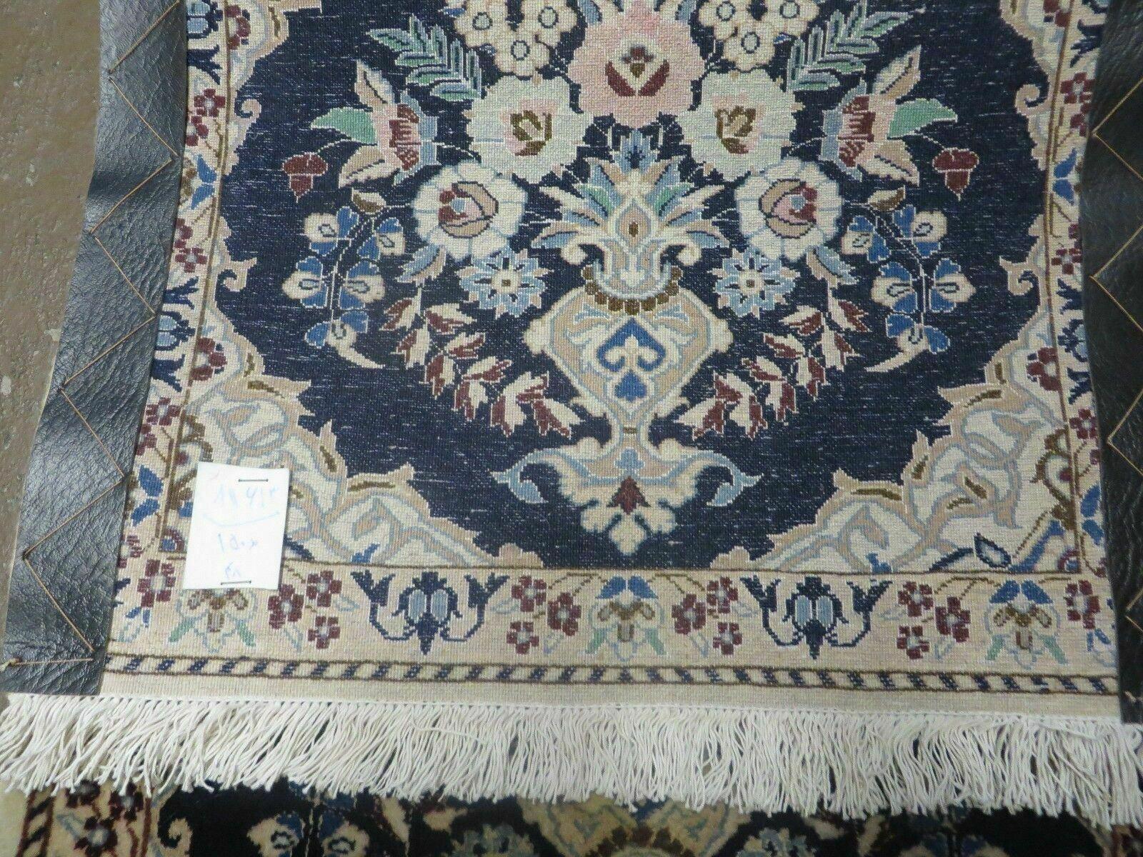 Persian Nain Runner 1.8 x 5 - Wool & Silk - Narrow Runner - Jewel Rugs