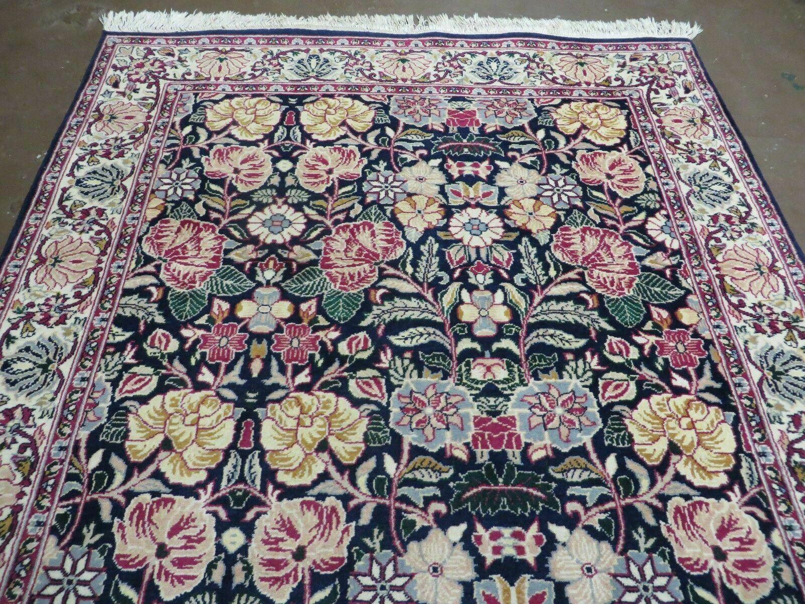 5' X 7' Vintage Handmade William Morris Arts & Crafts Wool Rug Carpet Traditional Style Home Décor - Jewel Rugs