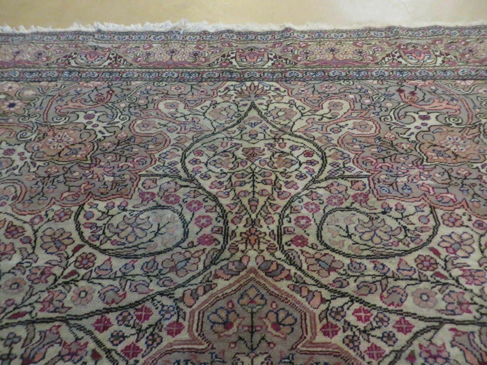 Antique Turkish Sivas Rug Handmade 6x10 Kayseri Wool Carpet Floral Medallion - Jewel Rugs