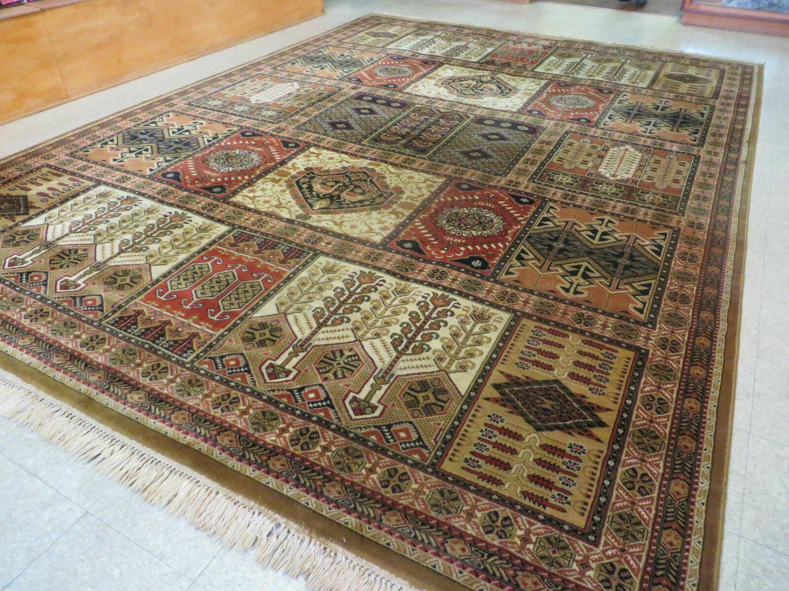 Couristan Rug 10x14, Large Belgium Power Loomed Wool Carpet 10 x 14 ft, Brown Tan Cream Oriental Rug, Living Room Rug, Large Area Rug - Jewel Rugs
