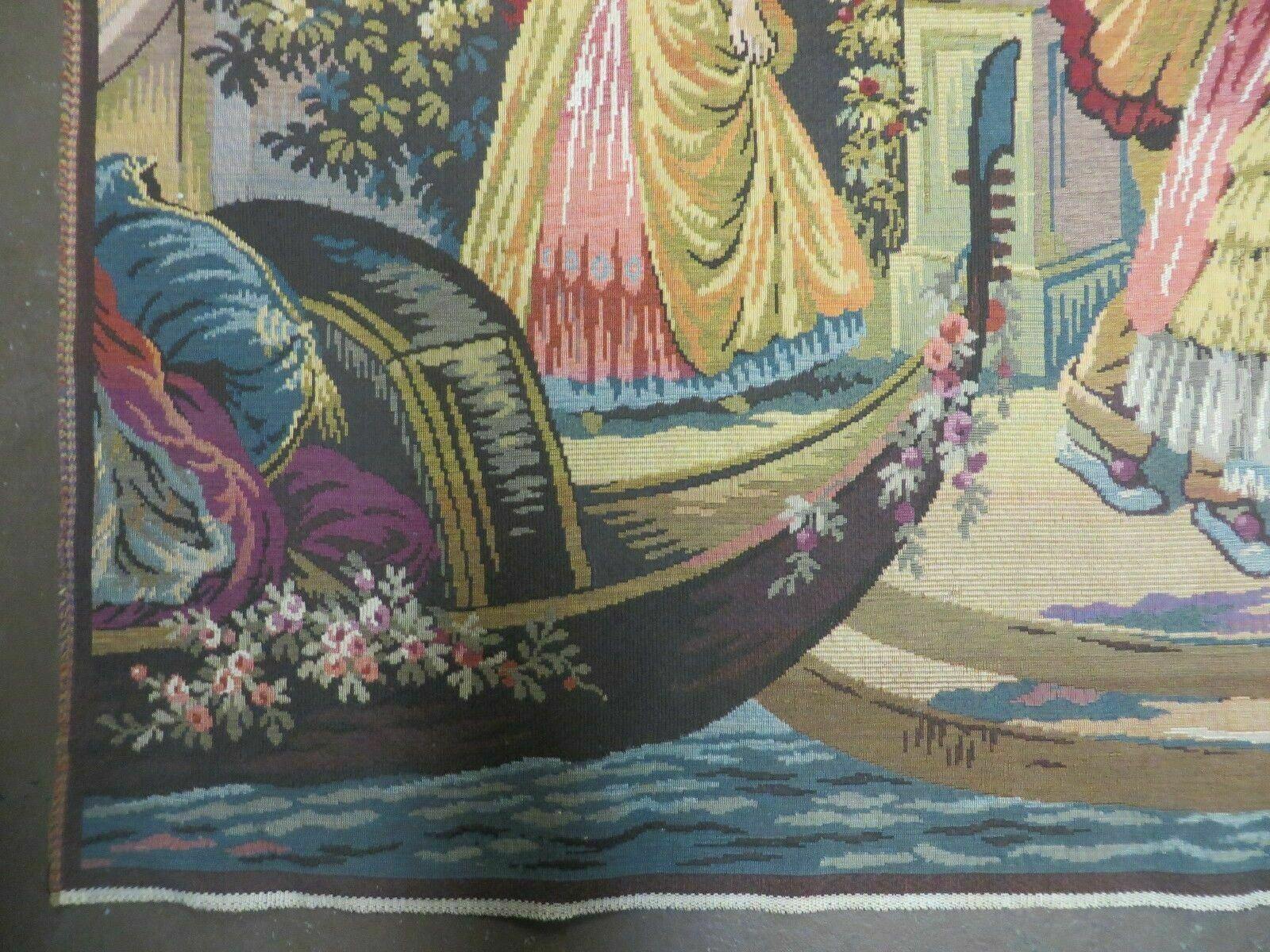 4' x 6' Tapestry French European Hand Loomed Victorian Beauty Easy Wall Hanging - Jewel Rugs