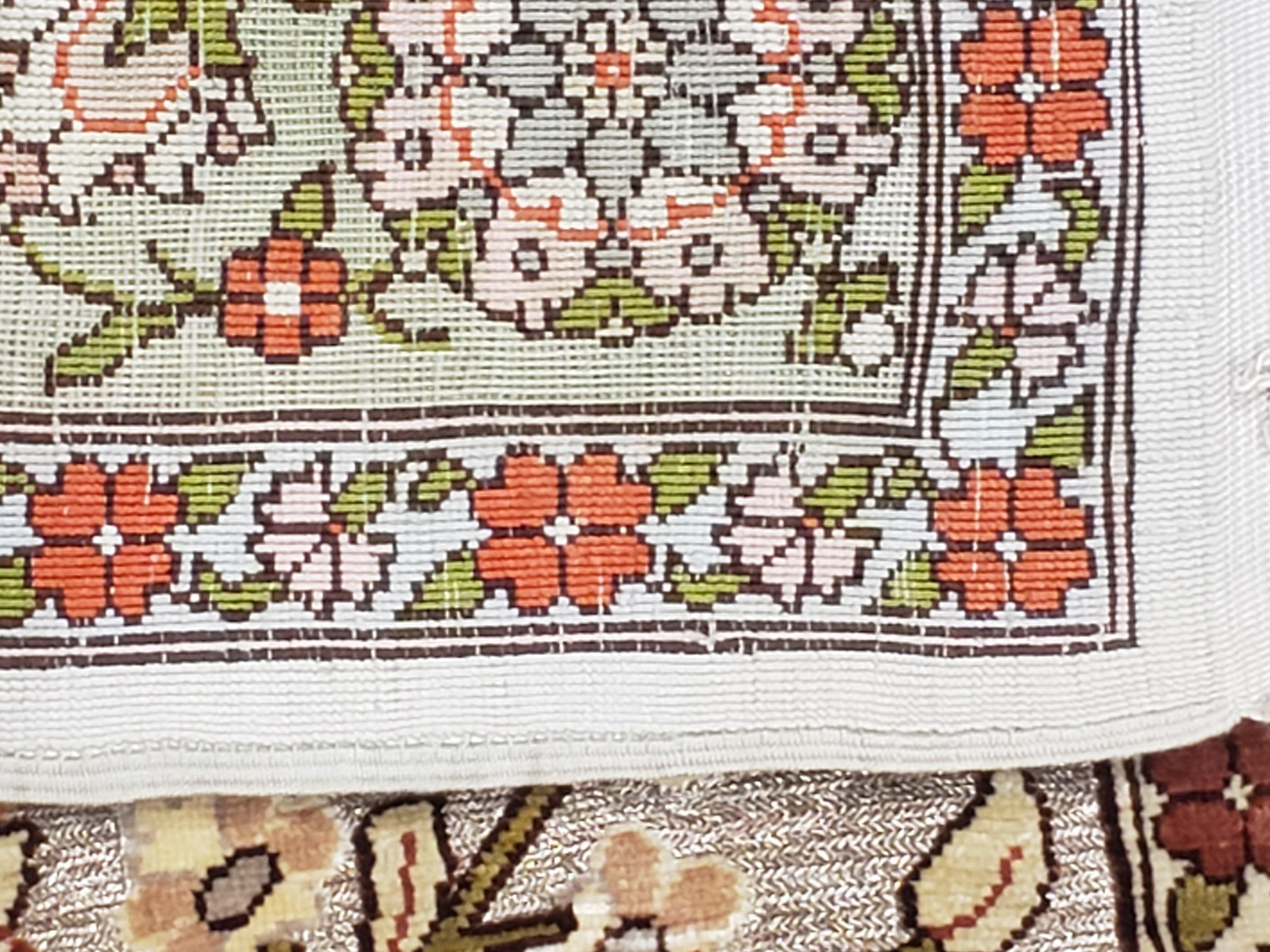 Turkish Hereke Silk Rug with Gold Threads, 2x3 Silk and Gold Oriental Carpet Tree of Life with Animals Very Fine Antique Vintage Top Quality - Jewel Rugs