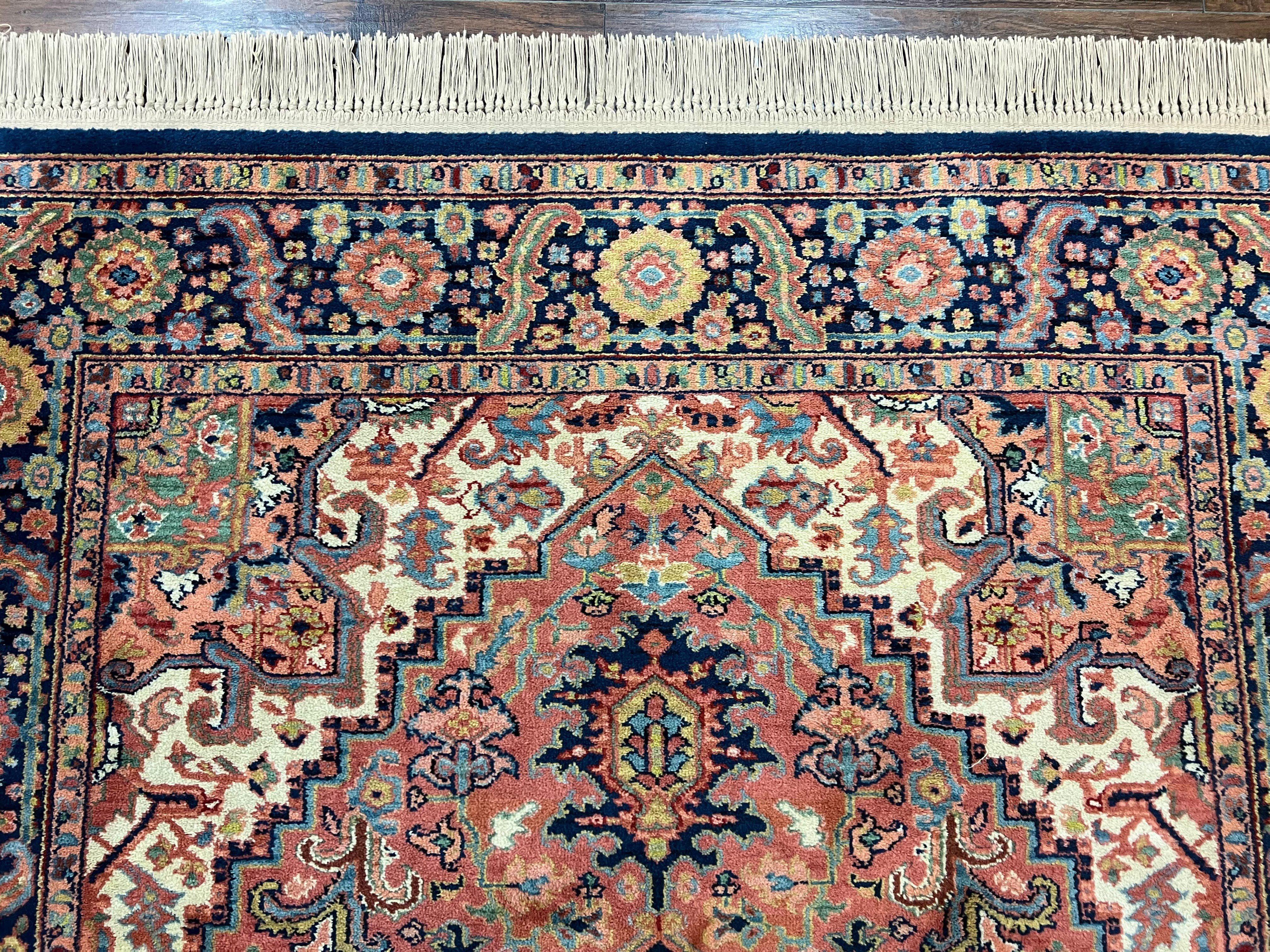 Karastan Heriz Rug 5'9" x 9', Vintage Karastan Wool Carpet Heriz Pattern #726, Rare, Hard to Find, Original 700 Series, Heriz Serapi Rug - Jewel Rugs