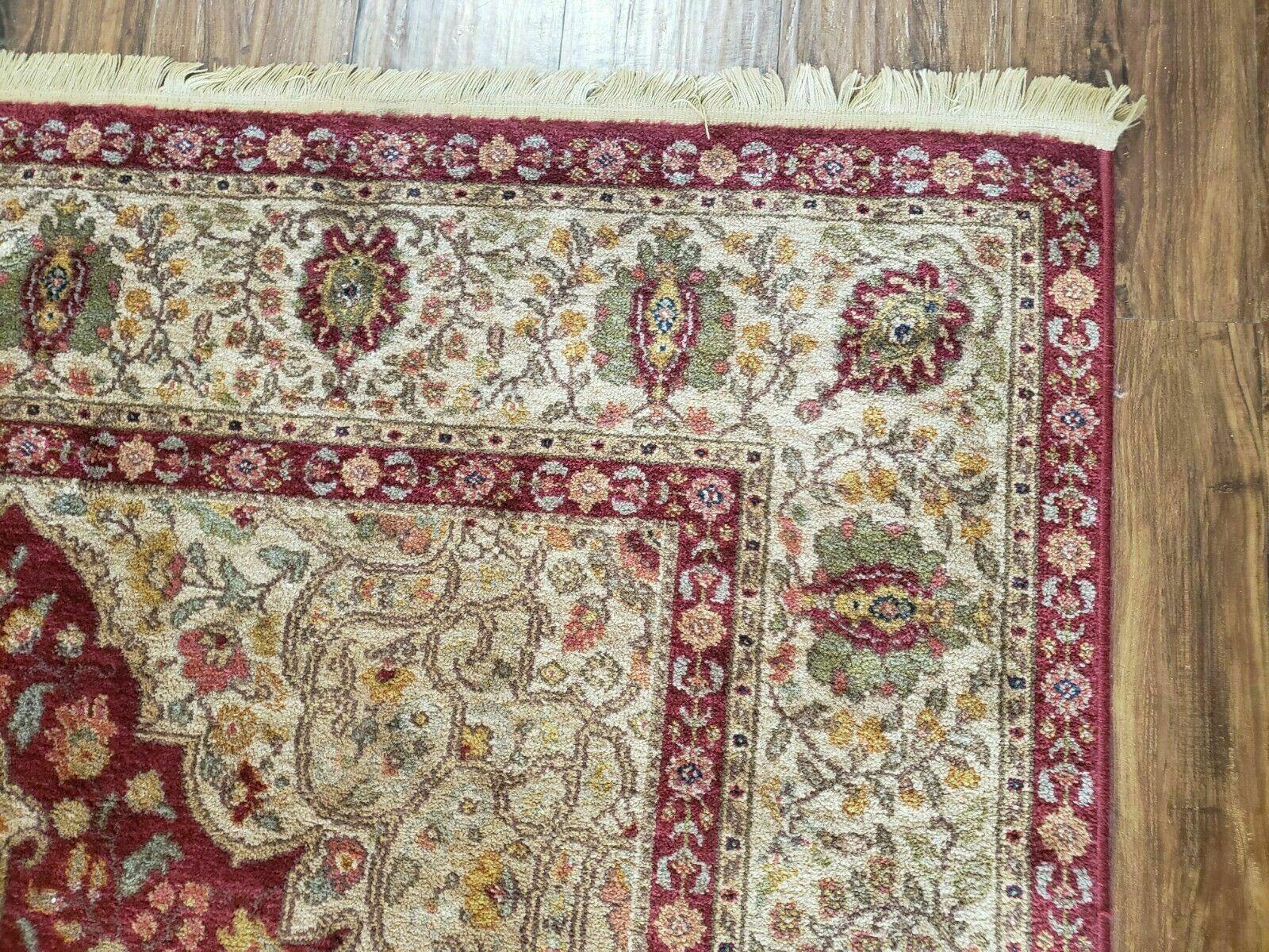 Karastan Rug 5.9 x 9 Antique Legends Royal Tabriz Wool Pile Vintage Rare Design - Jewel Rugs