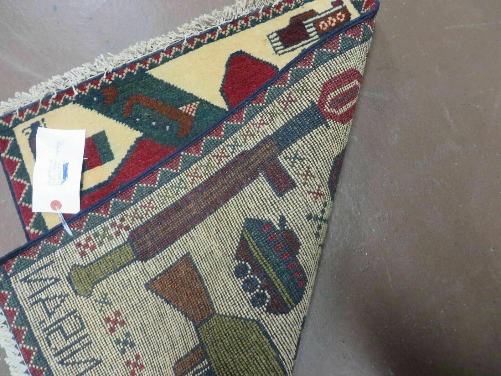 Afghan War Rug, Tribal War Rug, Collectible, Guns, Tanks, Helicopters, Afghanistan War, US Army, 2' x 2'6", Hand-Knotted, Wool - Jewel Rugs