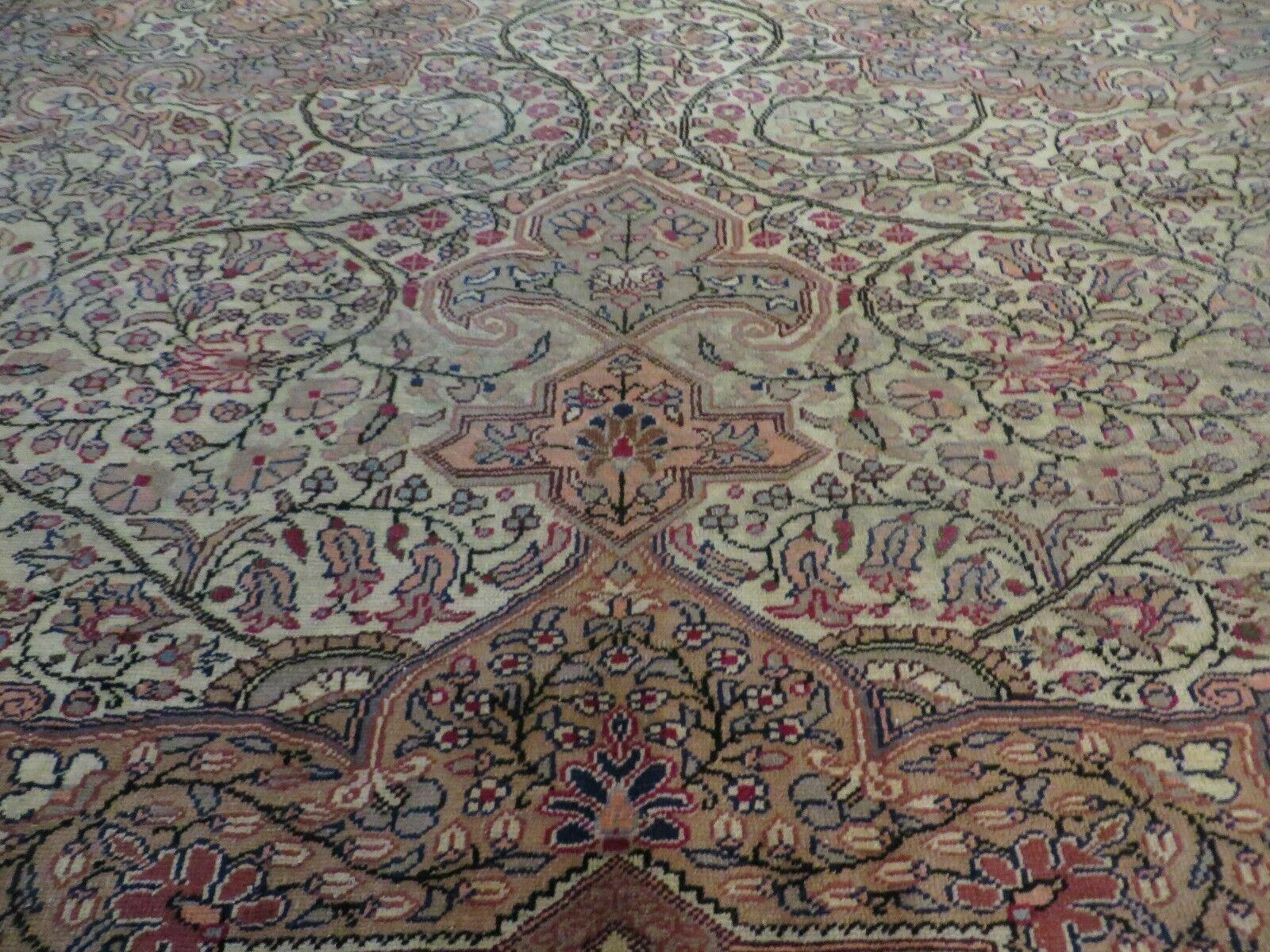 Antique Turkish Sivas Rug Handmade 6x10 Kayseri Wool Carpet Floral Medallion - Jewel Rugs