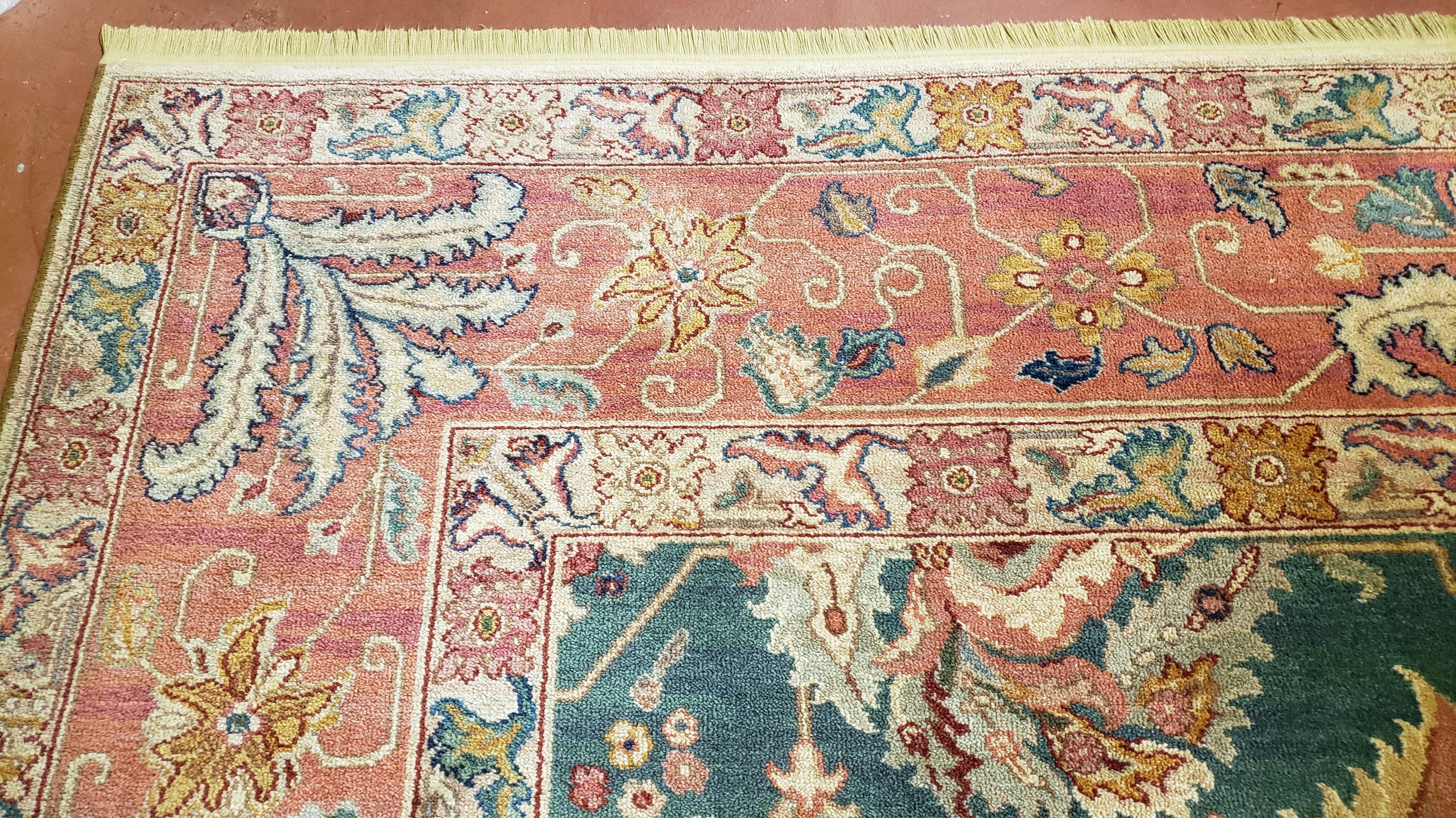 Karastan Rug, Samovar Teawash Karastan Carpet, Agra Pattern #900-905, 8'8 x 12' Wool Karastan, 9x12 Vintage Karastan Area Rug - Jewel Rugs