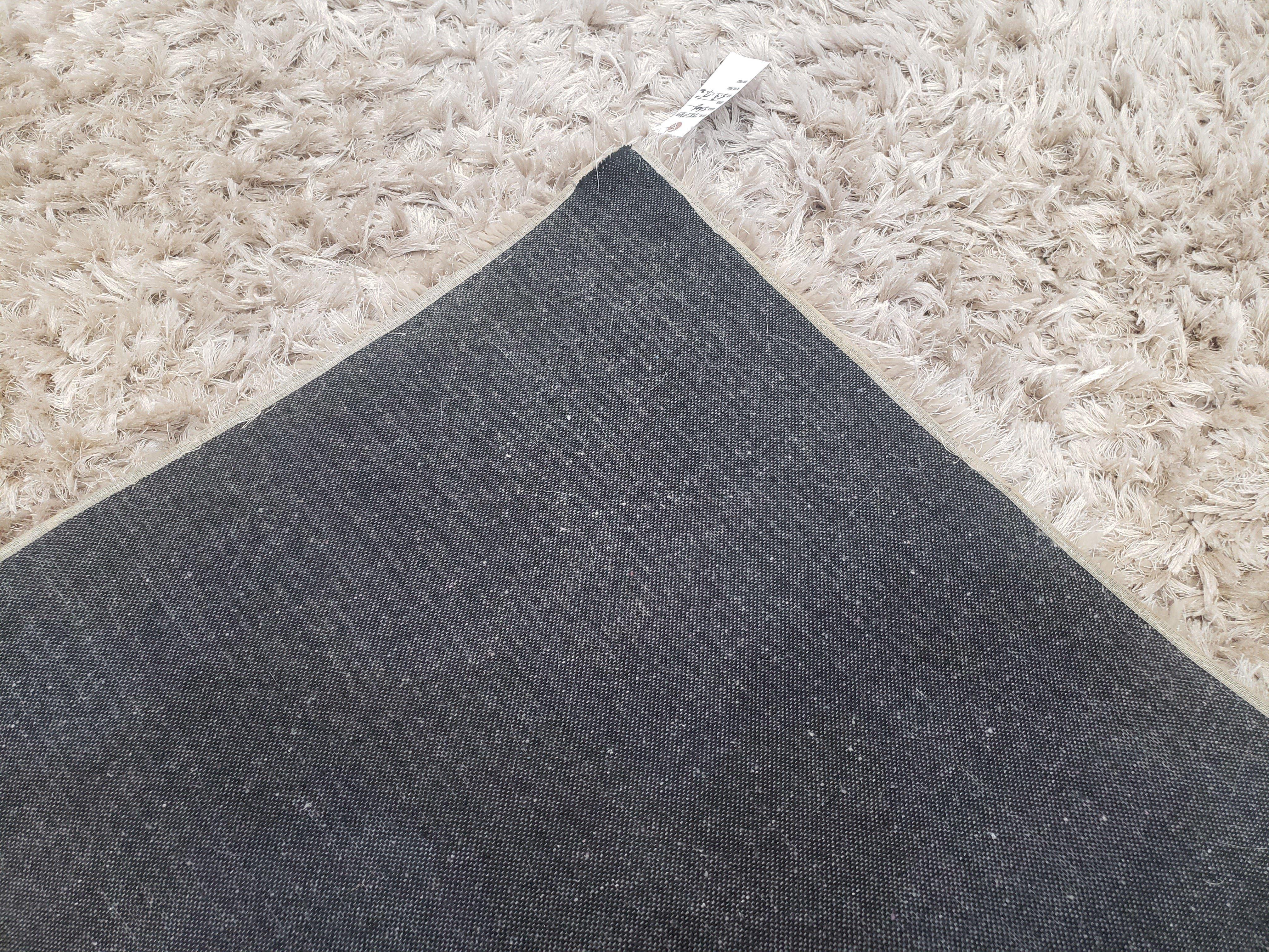 Ivory Shag Rug 6x7, Flokati Carpet, Shaggy Soft Plush Pile Area Rug, Modern Contemporary - Jewel Rugs