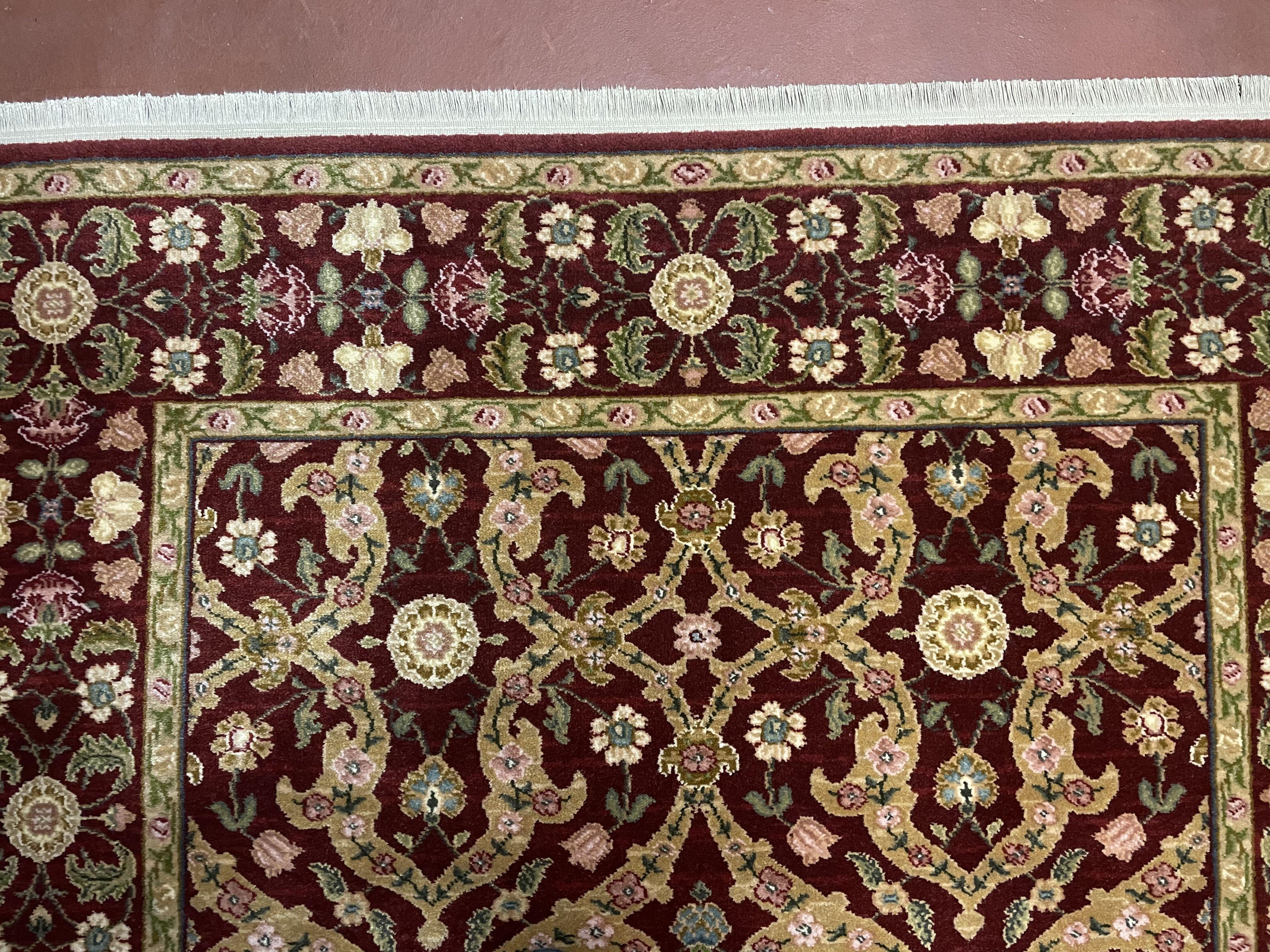 5.9 x 9 Karastan Floral Taabriz Rug #700/707, Karastan Wool Rug 6x9, Karastan Carpet, Original 700 Series Vintage Oriental Rug Discontinued - Jewel Rugs