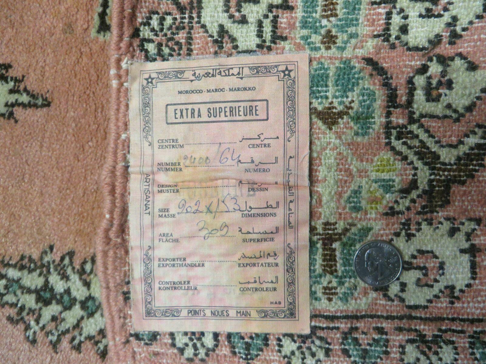 Vintage Moroccan Rug 5x6, Berber Carpet, Light Pink and Green, Soft Wool Rug, Geometric Medallion Rug, Bohemian Area Rug, Handmade Oriental - Jewel Rugs