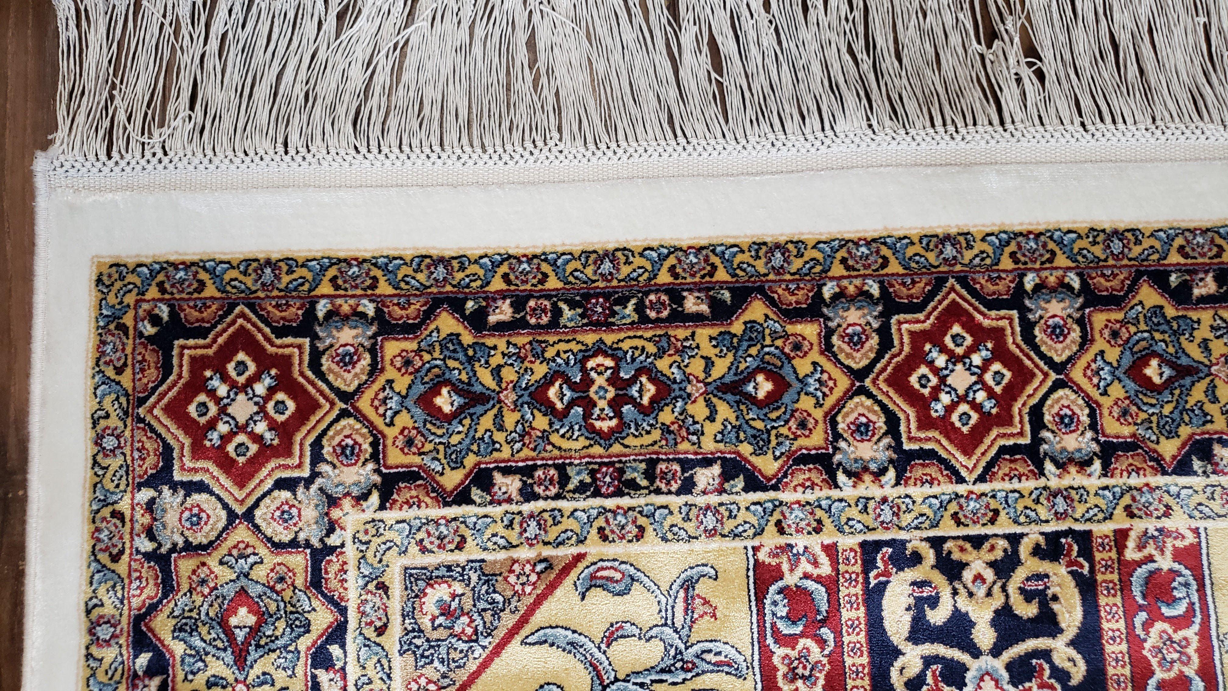 Silk Runner Rug 11.5 ft Long, 11 ft Runner, 12 ft Runner, Bamboo Silk, Turkish Carpet, Domes, Traditional Design, New, 2' 8" x 11' 6" - Jewel Rugs