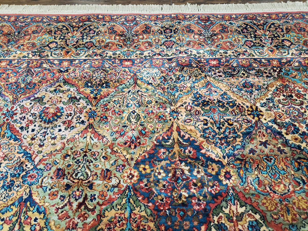 10x14 Karastan Multicolor Panel Kirman Rug 700/717, Multipanel Karast