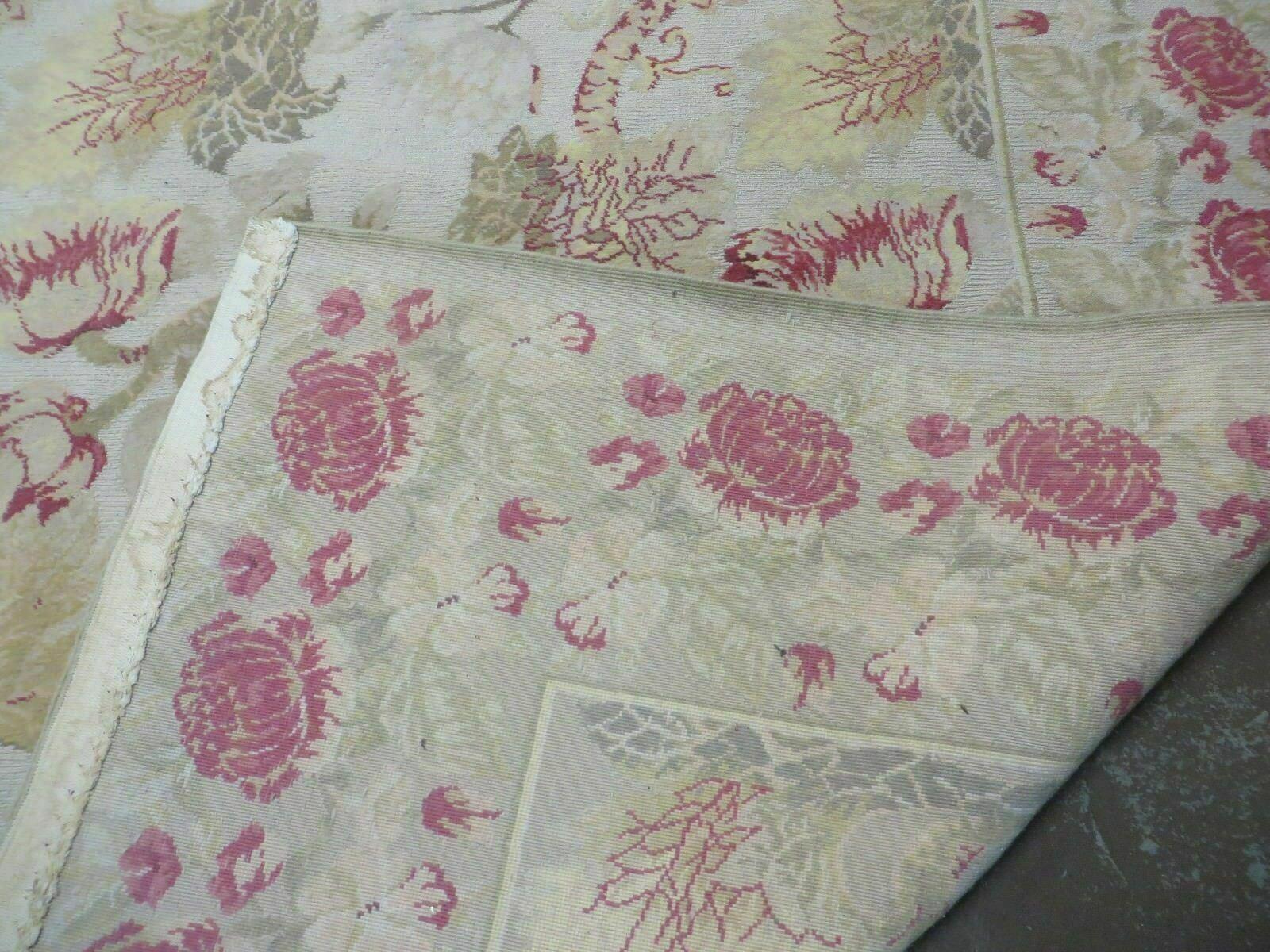 9' X 12' Vintage Handmade Tibetan Rug Carpet Modern Silk Raised Pattern # 835 - Jewel Rugs