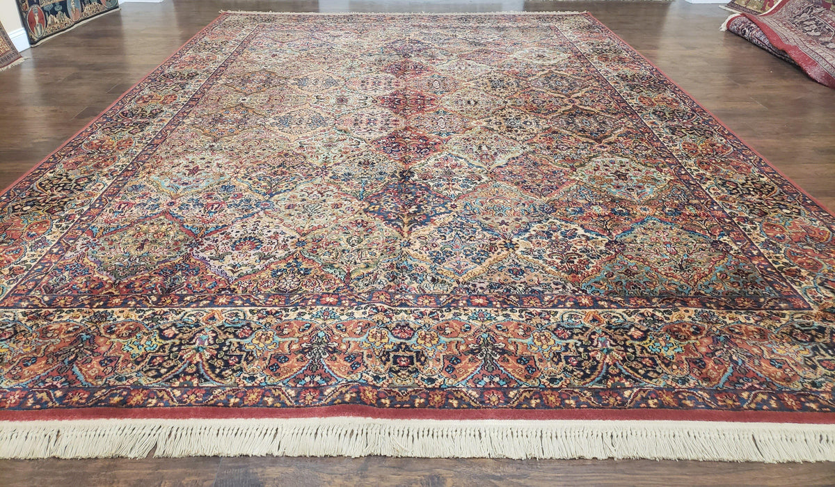 10x14 Karastan Multicolor Panel Kirman Rug 700/717, Multipanel Karast