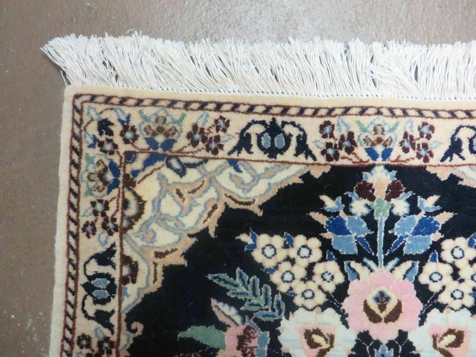 Persian Nain Runner 1.8 x 5 - Wool & Silk - Narrow Runner - Jewel Rugs