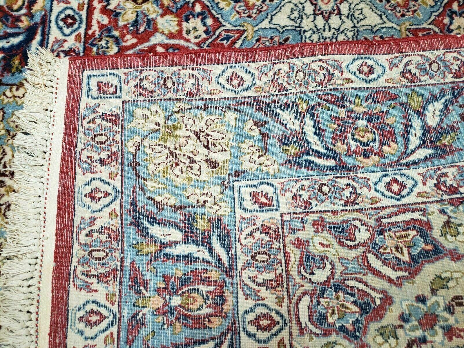 3' 5" X 5' 8" Vintage Handmade Turkish Wool Rug Carpet Vegetable Dyes Nice Red - Jewel Rugs