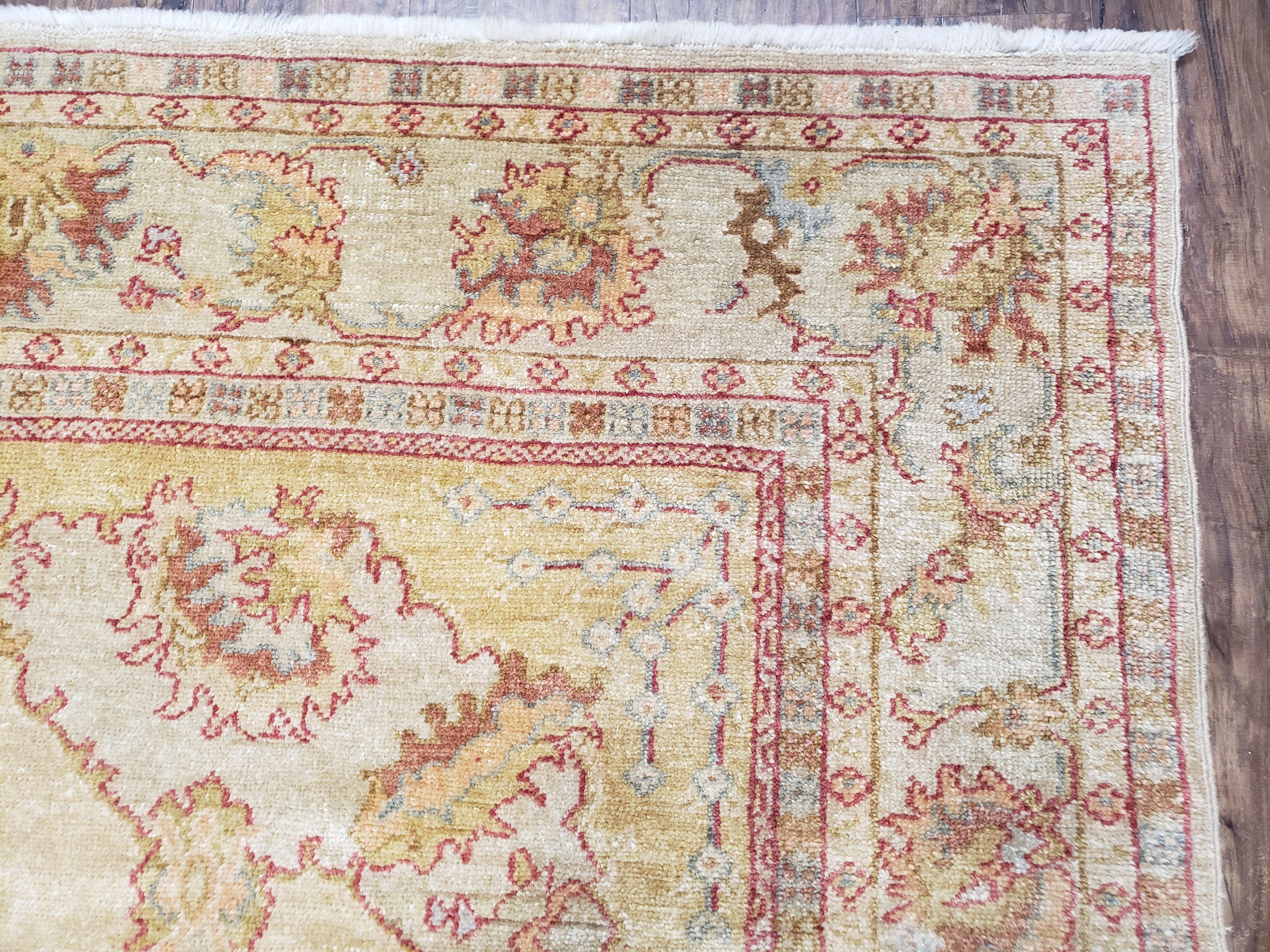 6x9 Turkish Oushak Rug, Wool Rug, Hand Knotted - Jewel Rugs