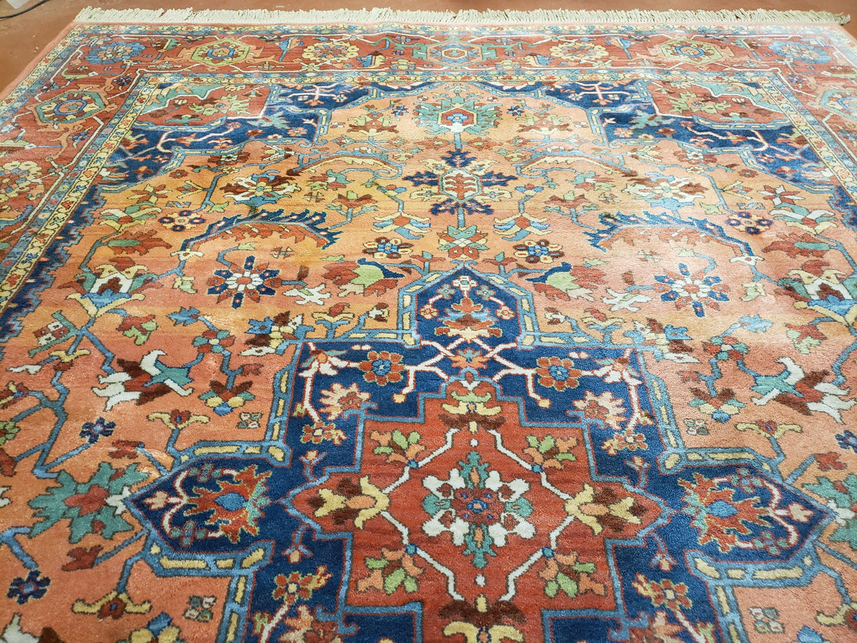 9x12 Karastan Rug Medallion Serapi Pattern 736 Wool Karastan Carpet 8