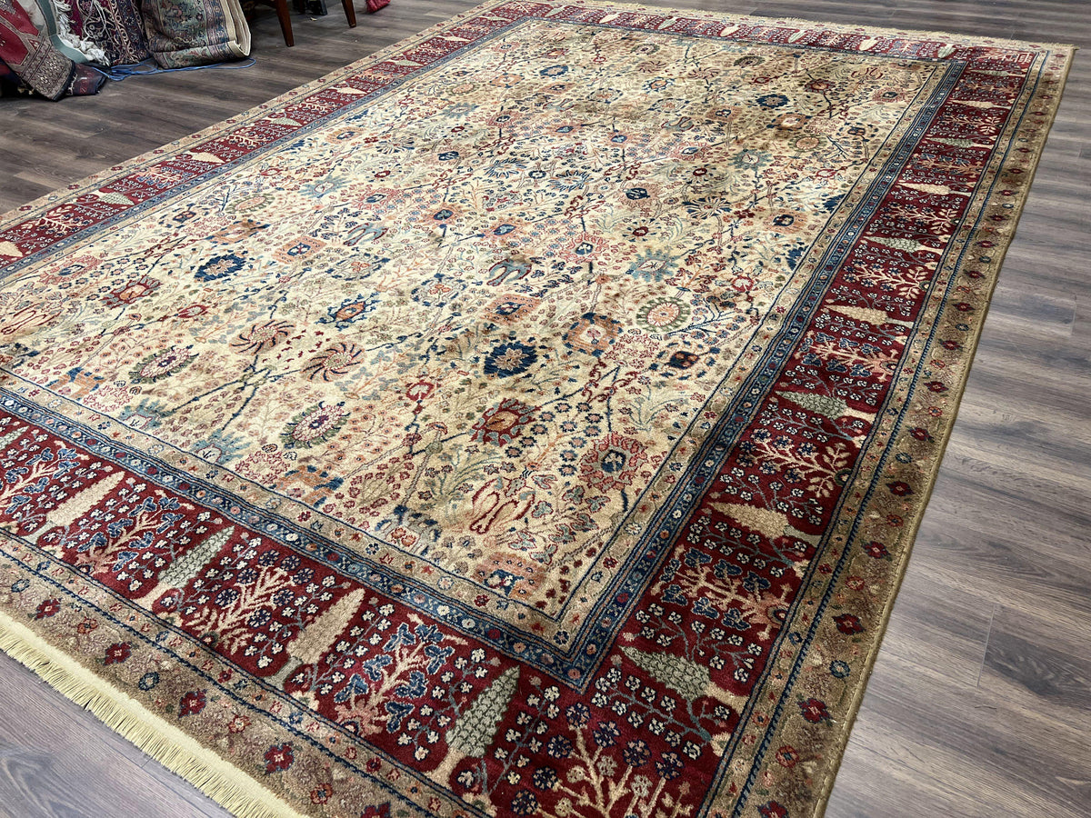 10x14 Karastan Samovar Rug Teawash 900901 Persian Vase Pattern, Vint