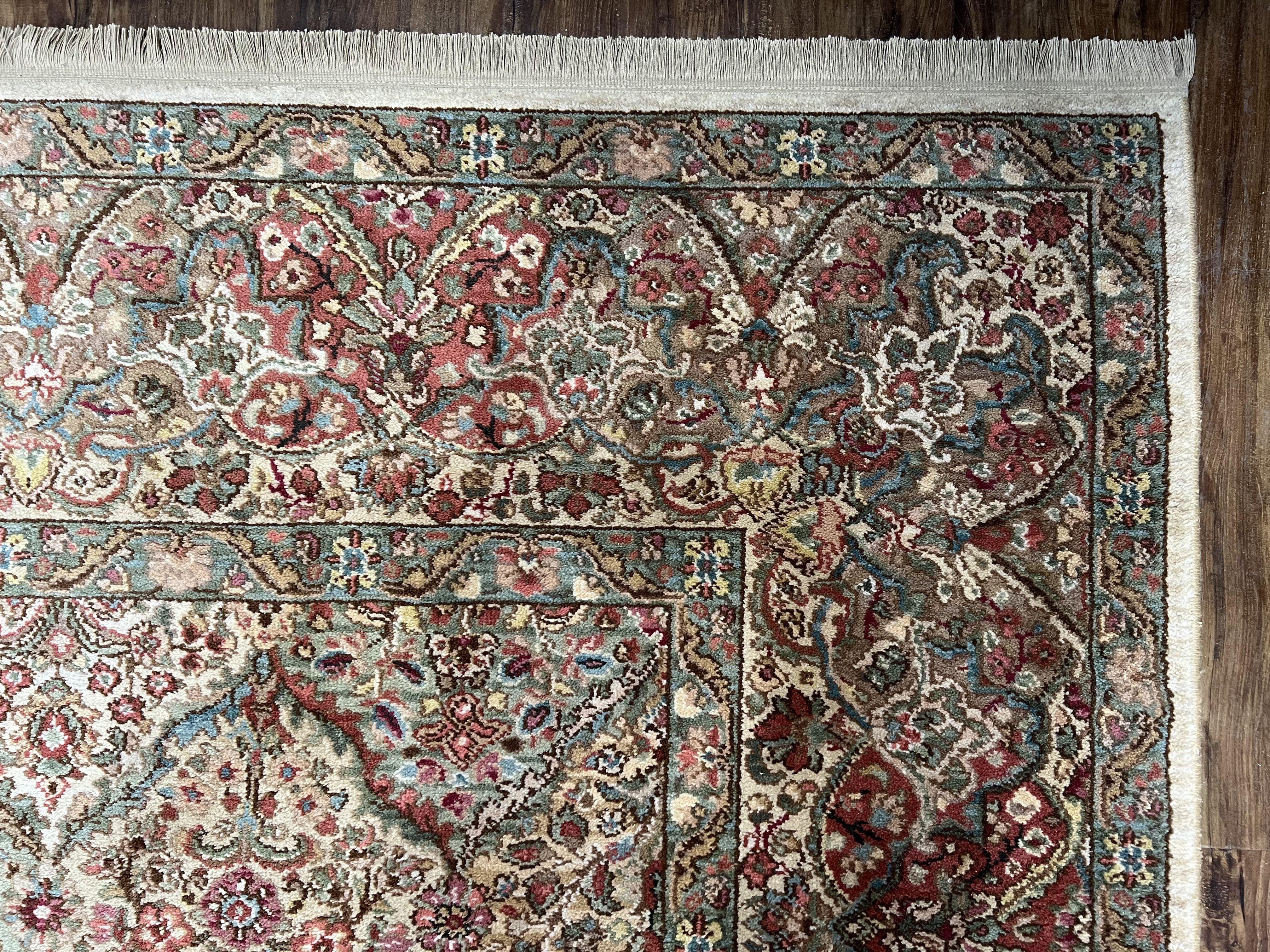 8.8 x 12 Karastan Empress Kirman Rug # 700/719, Original 700 Series Vintage Karastan Rug, Discontinued Karastan Wool Rug, Living Room Rug - Jewel Rugs