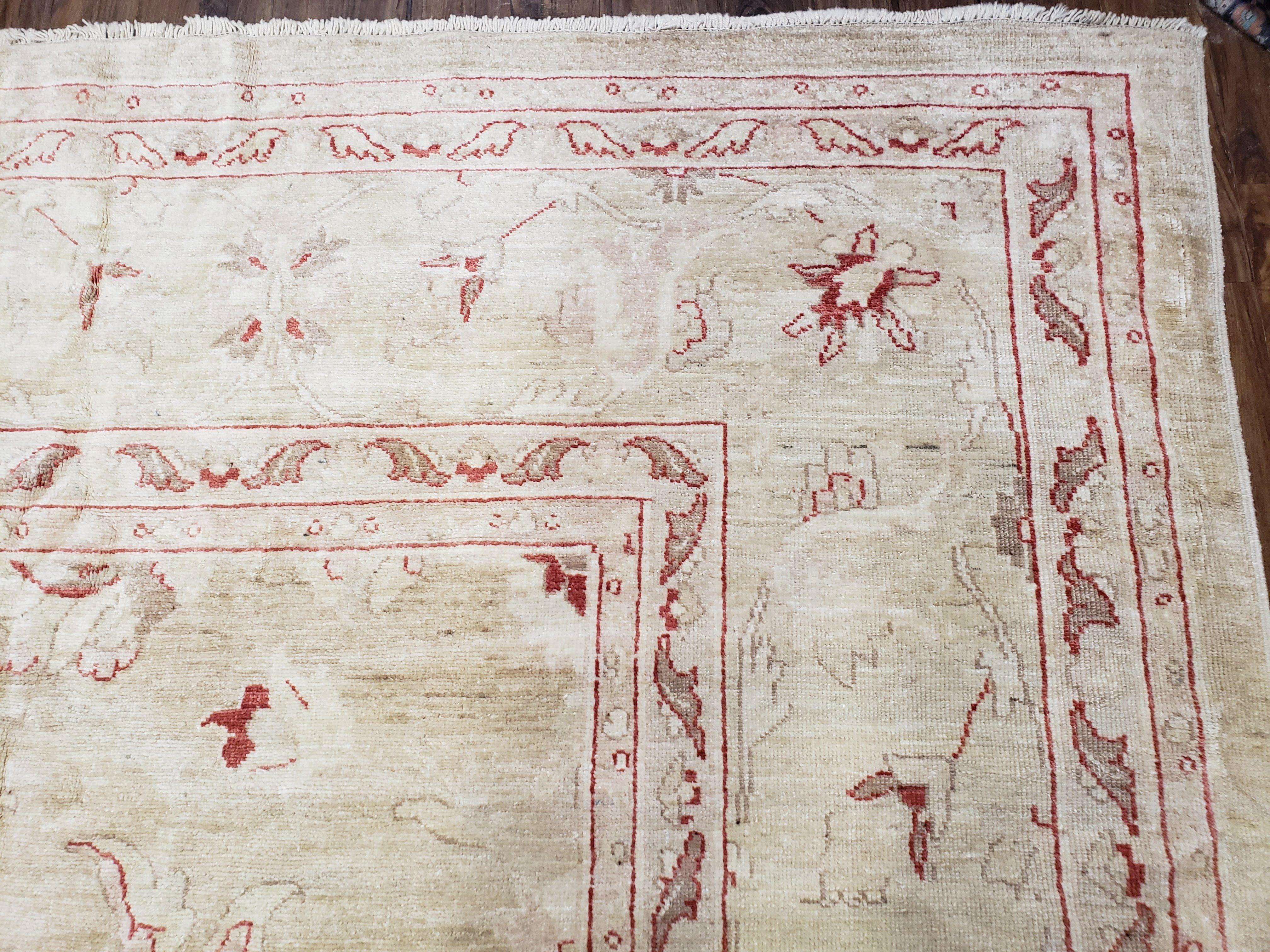 Turkish Oushak Rug 9x13, Vintage Wool Handmade Turkish Carpet, Neutral Colors, Decorative Rug, Living Room Rug, Modern - Jewel Rugs