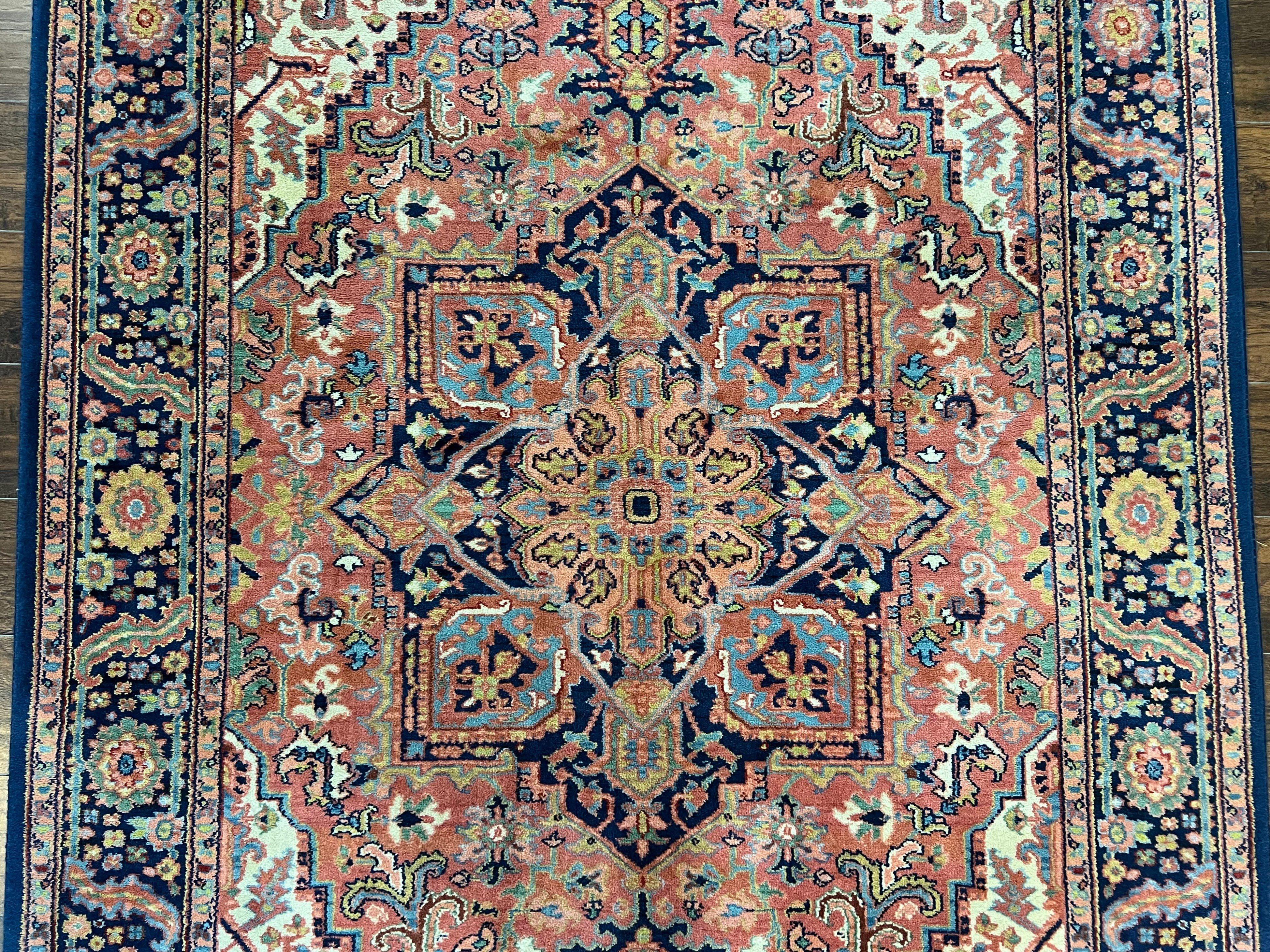Karastan Heriz Rug 5'9" x 9', Vintage Karastan Wool Carpet Heriz Pattern #726, Rare, Hard to Find, Original 700 Series, Heriz Serapi Rug - Jewel Rugs