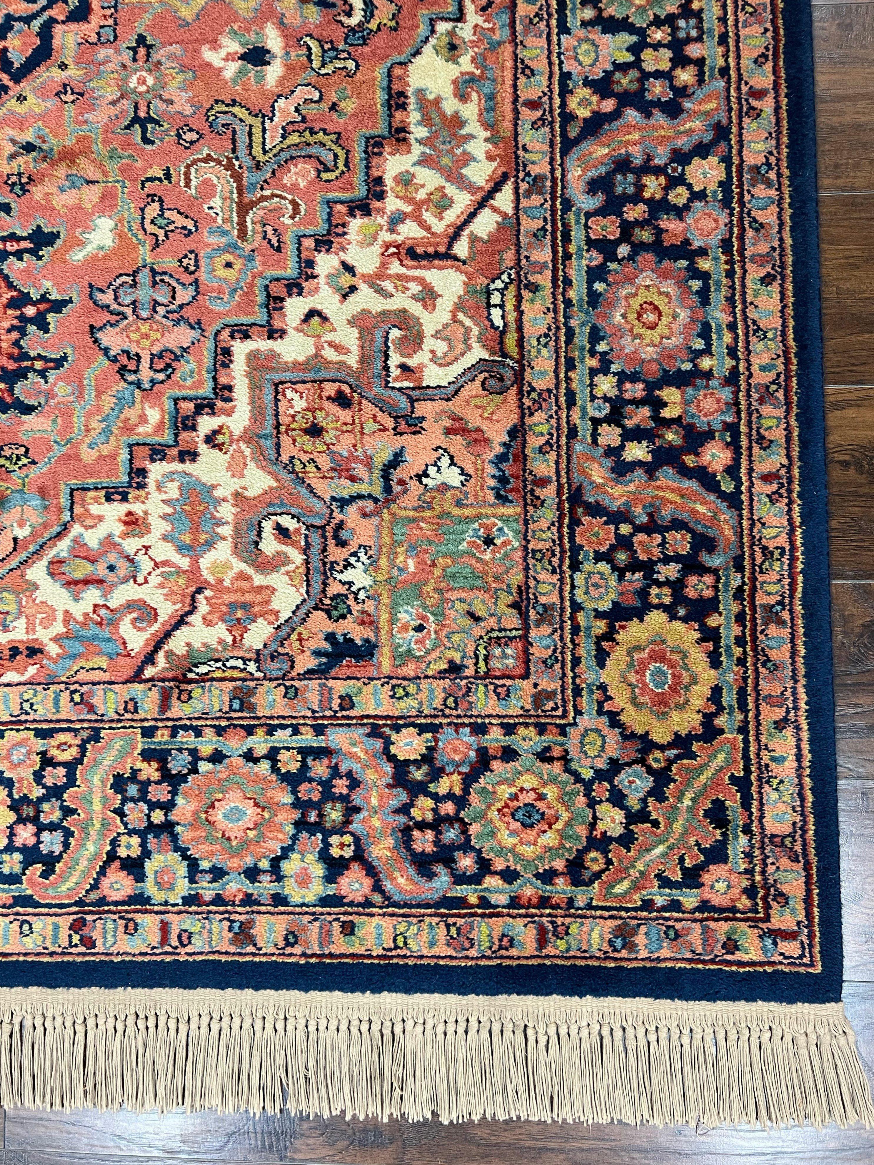 Karastan Heriz Rug 5'9" x 9', Vintage Karastan Wool Carpet Heriz Pattern #726, Rare, Hard to Find, Original 700 Series, Heriz Serapi Rug - Jewel Rugs