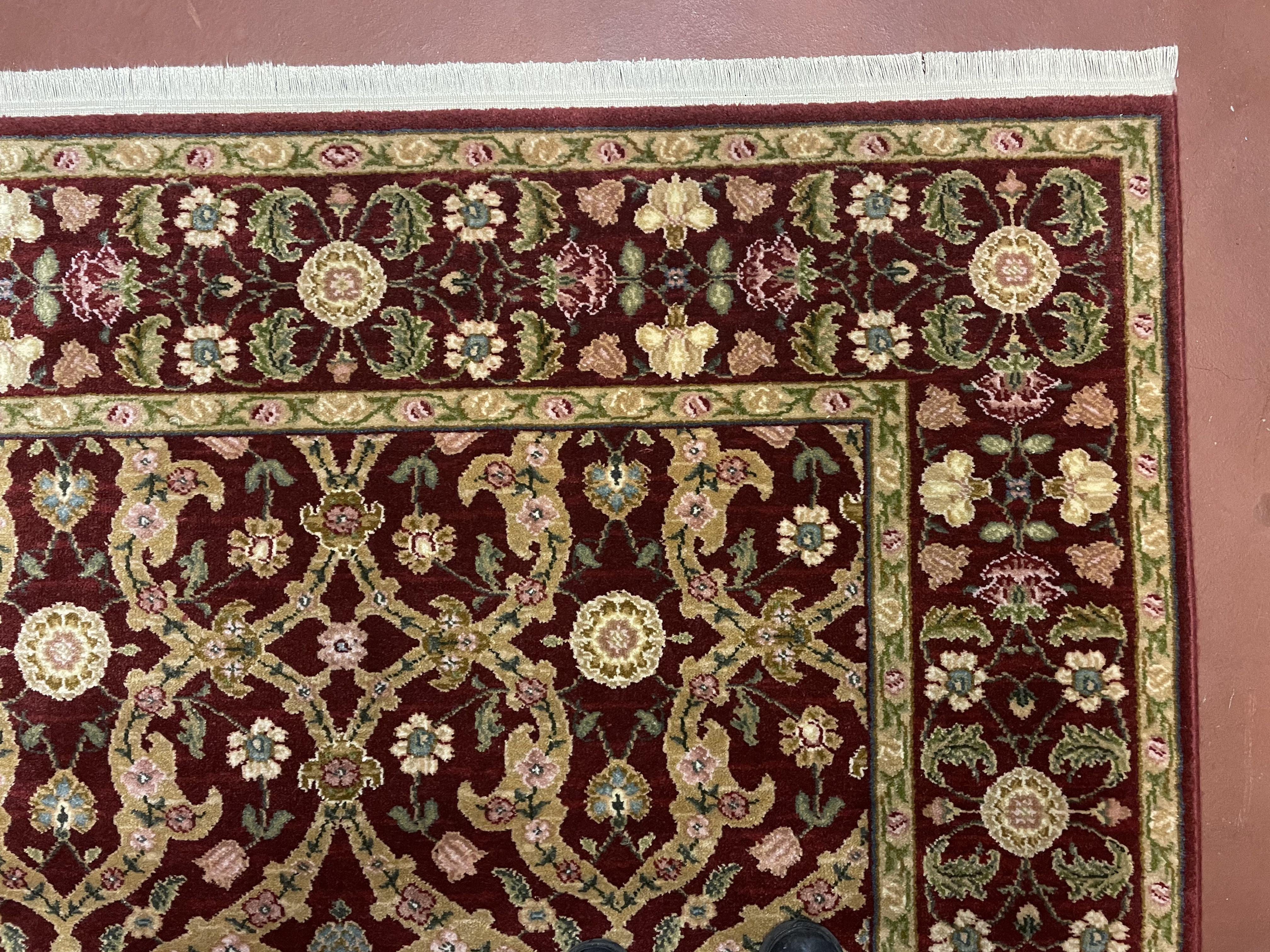 5.9 x 9 Karastan Floral Taabriz Rug #700/707, Karastan Wool Rug 6x9, Karastan Carpet, Original 700 Series Vintage Oriental Rug Discontinued - Jewel Rugs