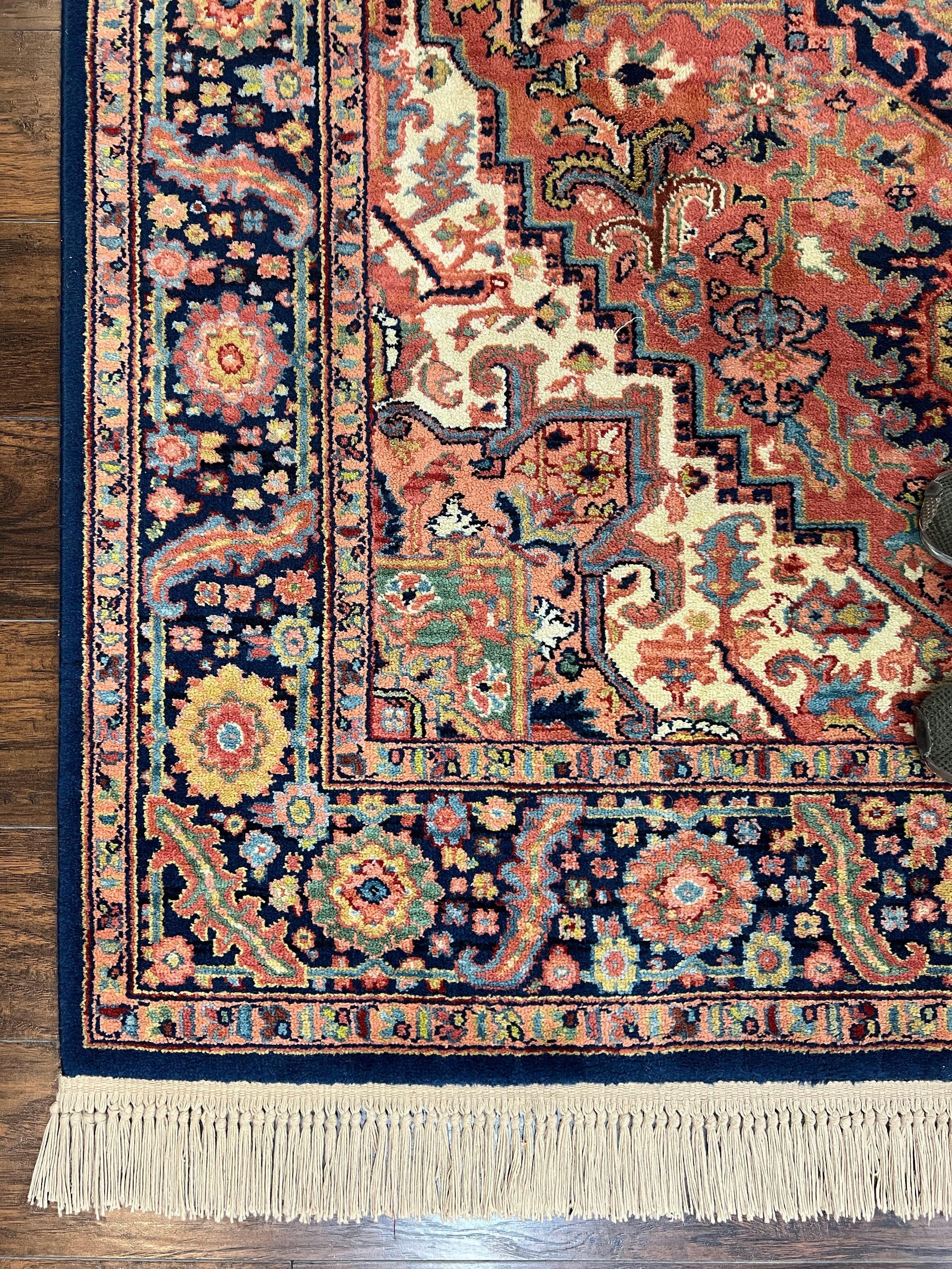 Karastan Heriz Rug 5'9" x 9', Vintage Karastan Wool Carpet Heriz Pattern #726, Rare, Hard to Find, Original 700 Series, Heriz Serapi Rug - Jewel Rugs