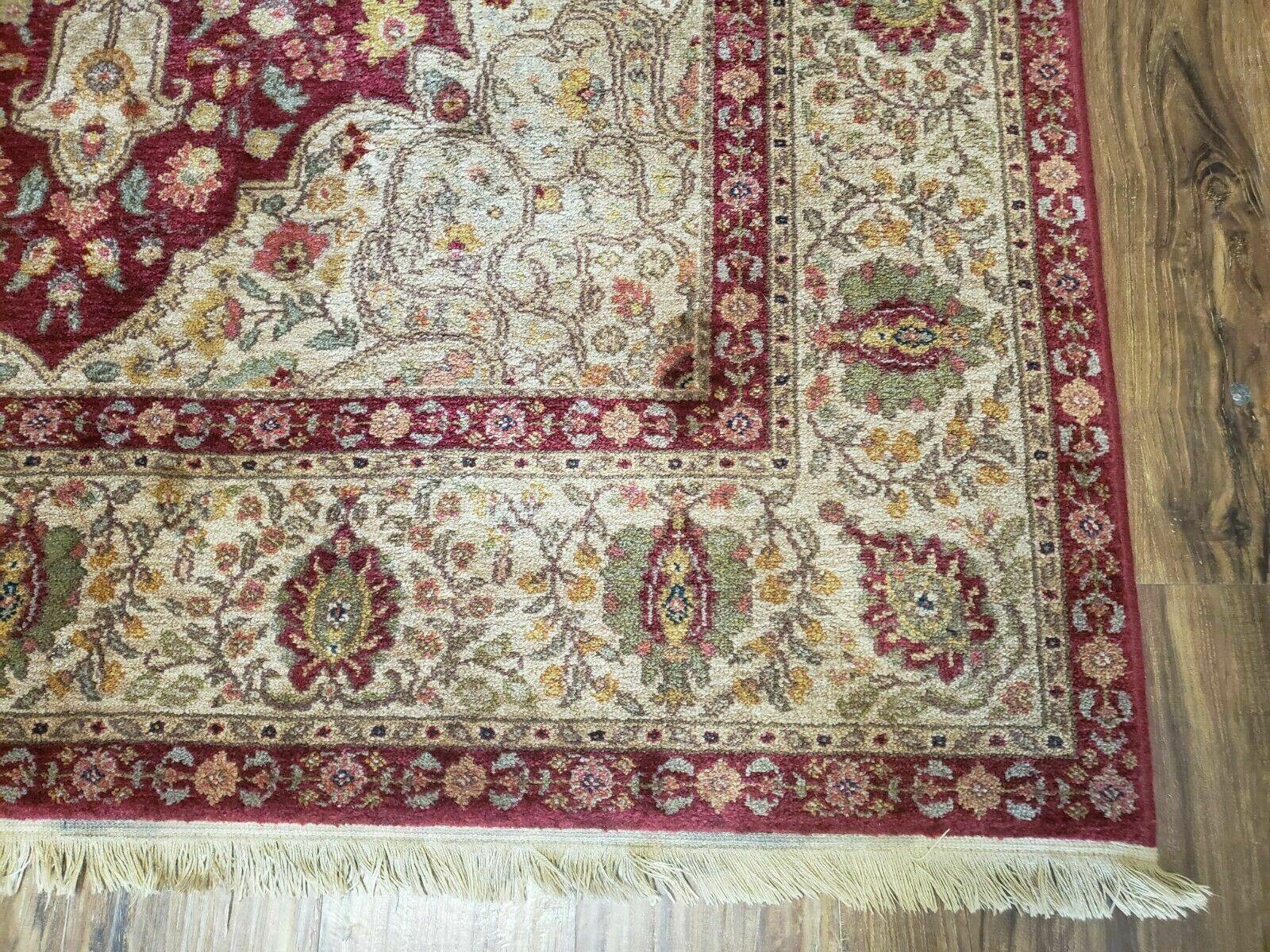 Karastan Rug 5.9 x 9 Antique Legends Royal Tabriz Wool Pile Vintage Rare Design - Jewel Rugs