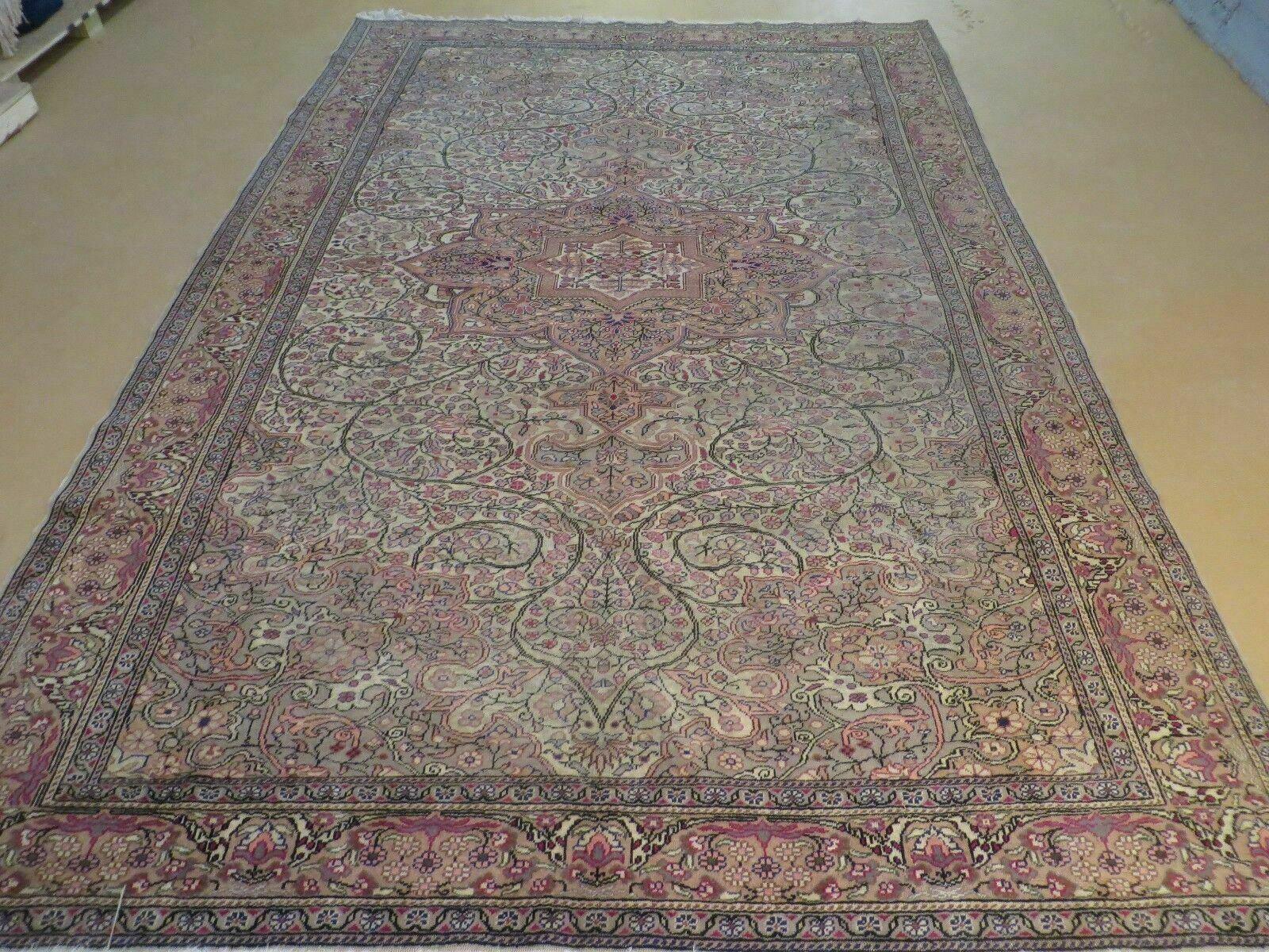 Antique Turkish Sivas Rug Handmade 6x10 Kayseri Wool Carpet Floral Medallion - Jewel Rugs