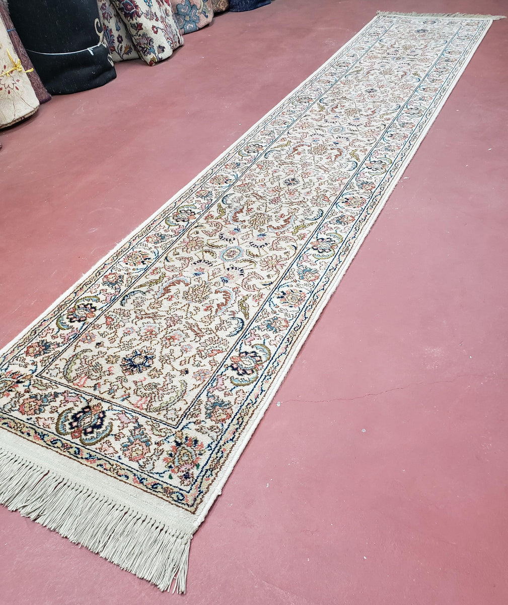Vintage Karastan Runner Rug 2.6 x 12, Karastan Tabrizz 738, 12ft Long