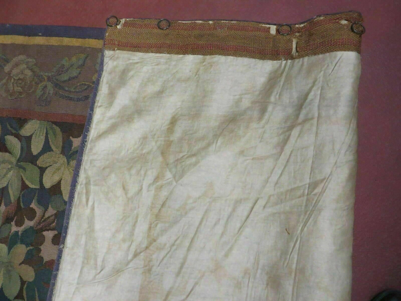 Antique French Tapestry 5x6 French Handmade Aubusson Nature One Of A Kind Rare - Jewel Rugs