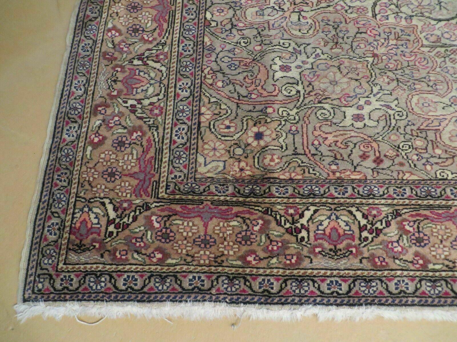 Antique Turkish Sivas Rug Handmade 6x10 Kayseri Wool Carpet Floral Medallion - Jewel Rugs