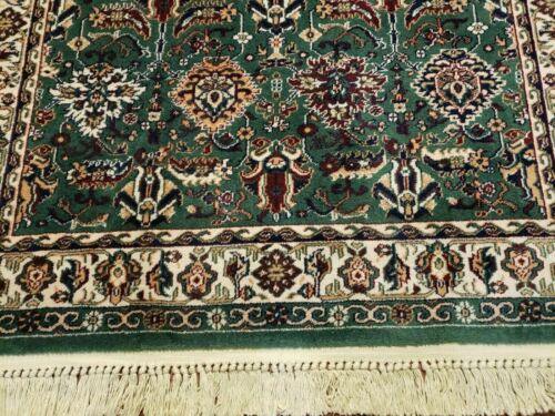 4' 1 X 5' 6" Belgium Made Karastan Kara Mar Worsted Wool Rug Nice Green - Jewel Rugs