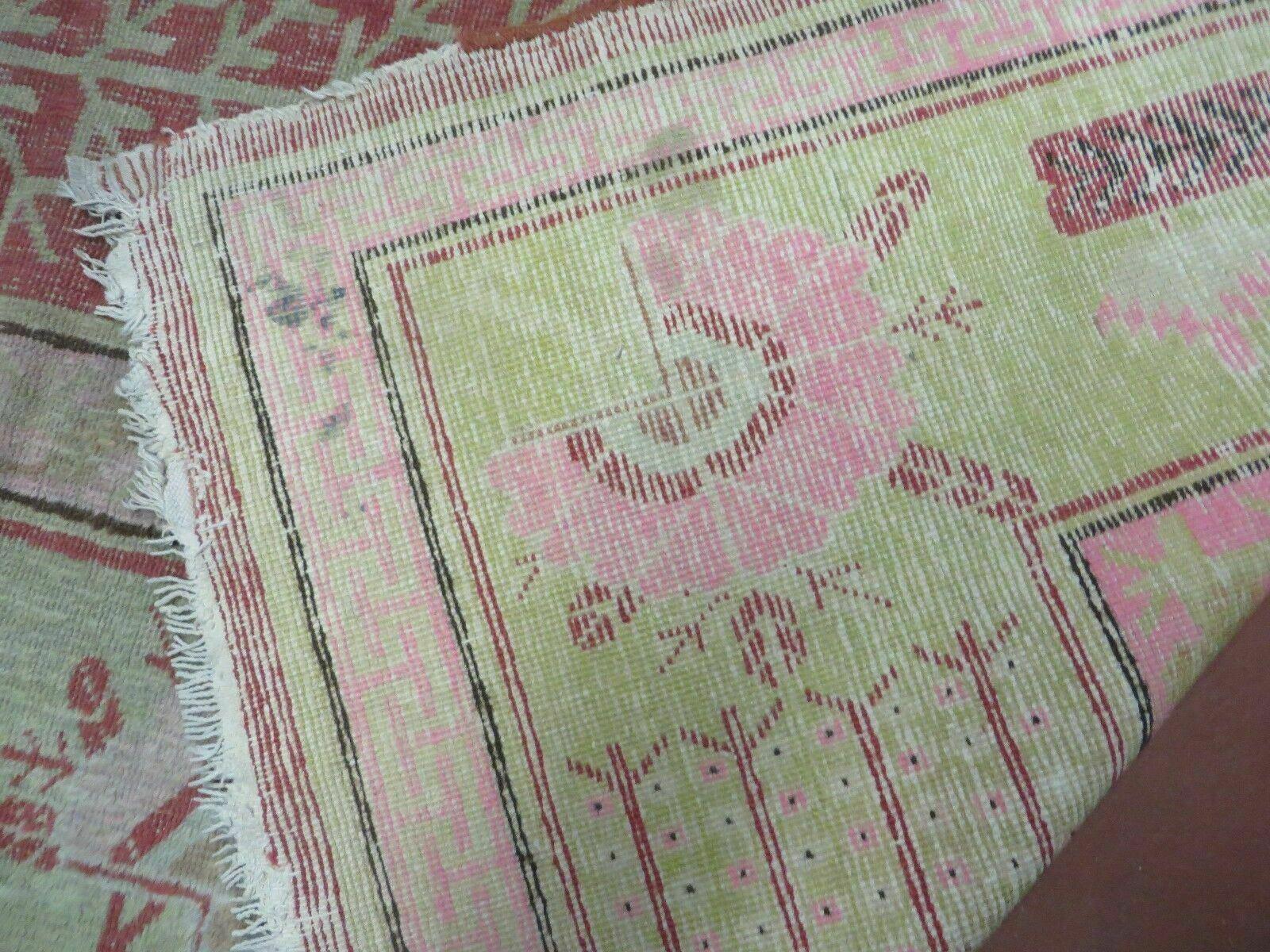 6' X 12' Antique Khotan Central Asia Turkestan Handmade Wool Rug - Jewel Rugs