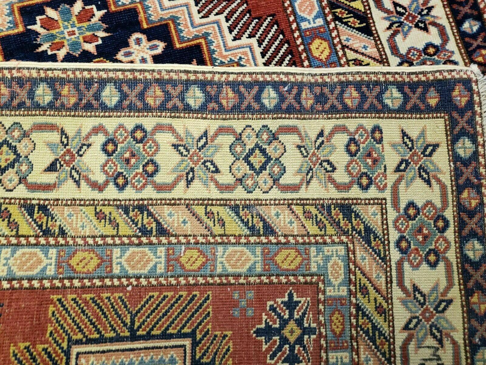 3' X 5' Vintage Handmade Turkish Caucasian Kazak Shirvan Wool Rug Colorful Nice - Jewel Rugs