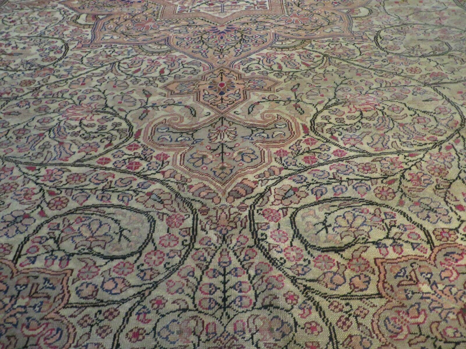 Antique Turkish Sivas Rug Handmade 6x10 Kayseri Wool Carpet Floral Medallion - Jewel Rugs