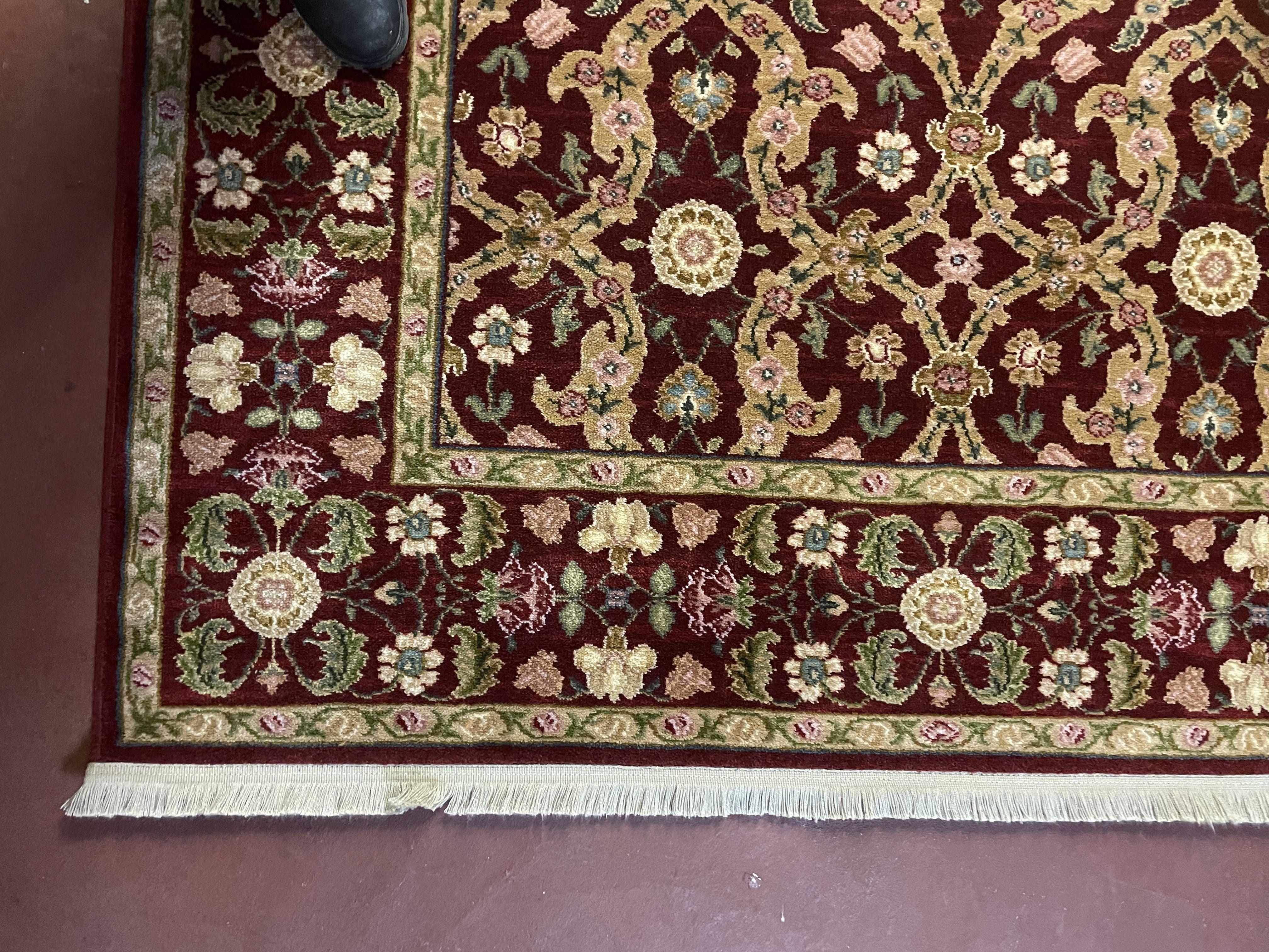5.9 x 9 Karastan Floral Taabriz Rug #700/707, Karastan Wool Rug 6x9, Karastan Carpet, Original 700 Series Vintage Oriental Rug Discontinued - Jewel Rugs