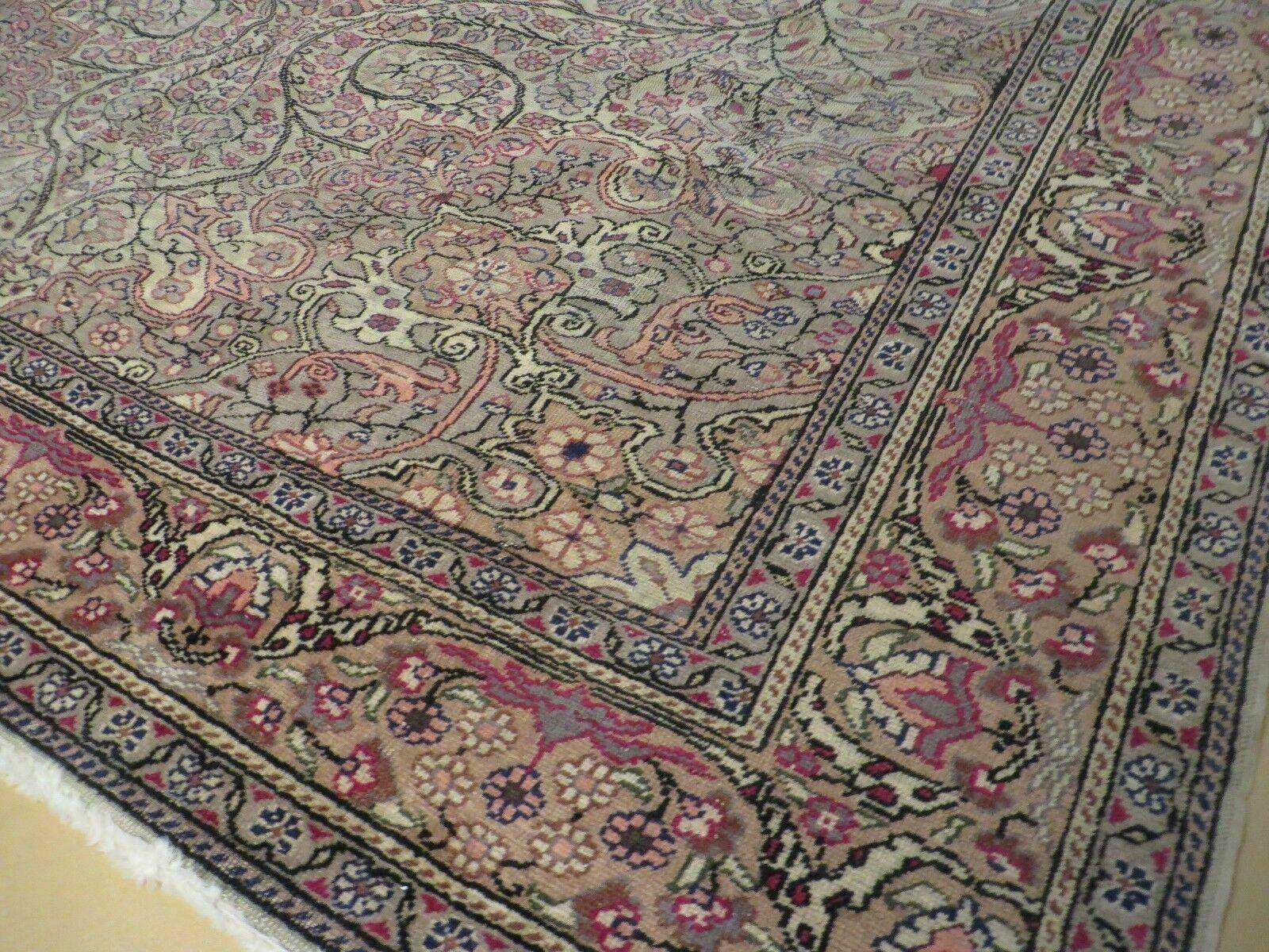 Antique Turkish Sivas Rug Handmade 6x10 Kayseri Wool Carpet Floral Medallion - Jewel Rugs