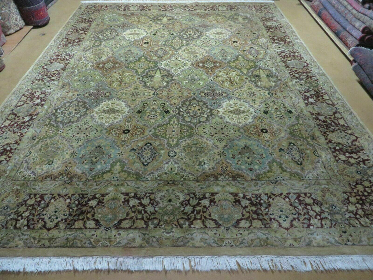 Safavieh Hand-Knotted Peshawar Vegetable Dye Ivory/ Gold Wool Rug - 8' x 10