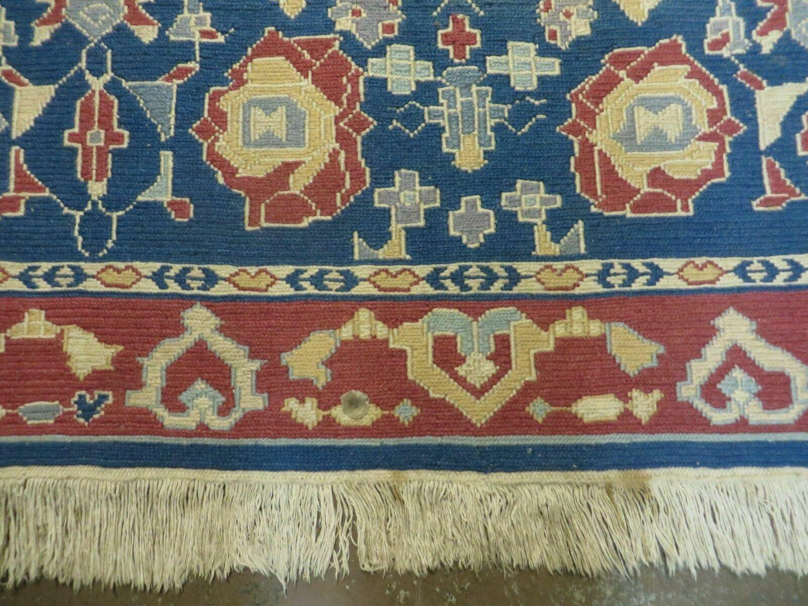5' X 8' Vintage Romanian Bessarabian Kilim Handmade Flat Wool Rug Veg Dyes - Jewel Rugs