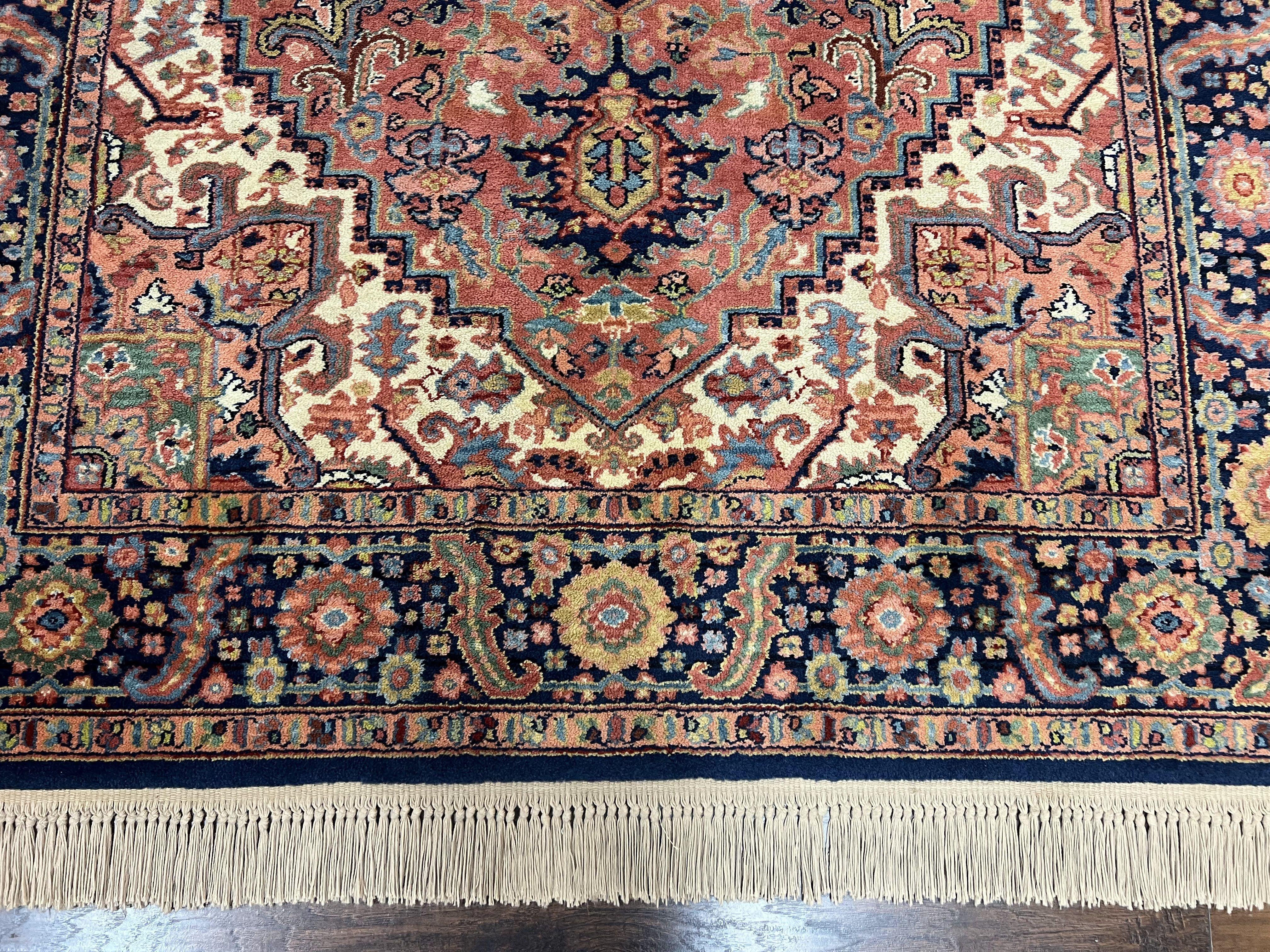 Karastan Heriz Rug 5'9" x 9', Vintage Karastan Wool Carpet Heriz Pattern #726, Rare, Hard to Find, Original 700 Series, Heriz Serapi Rug - Jewel Rugs