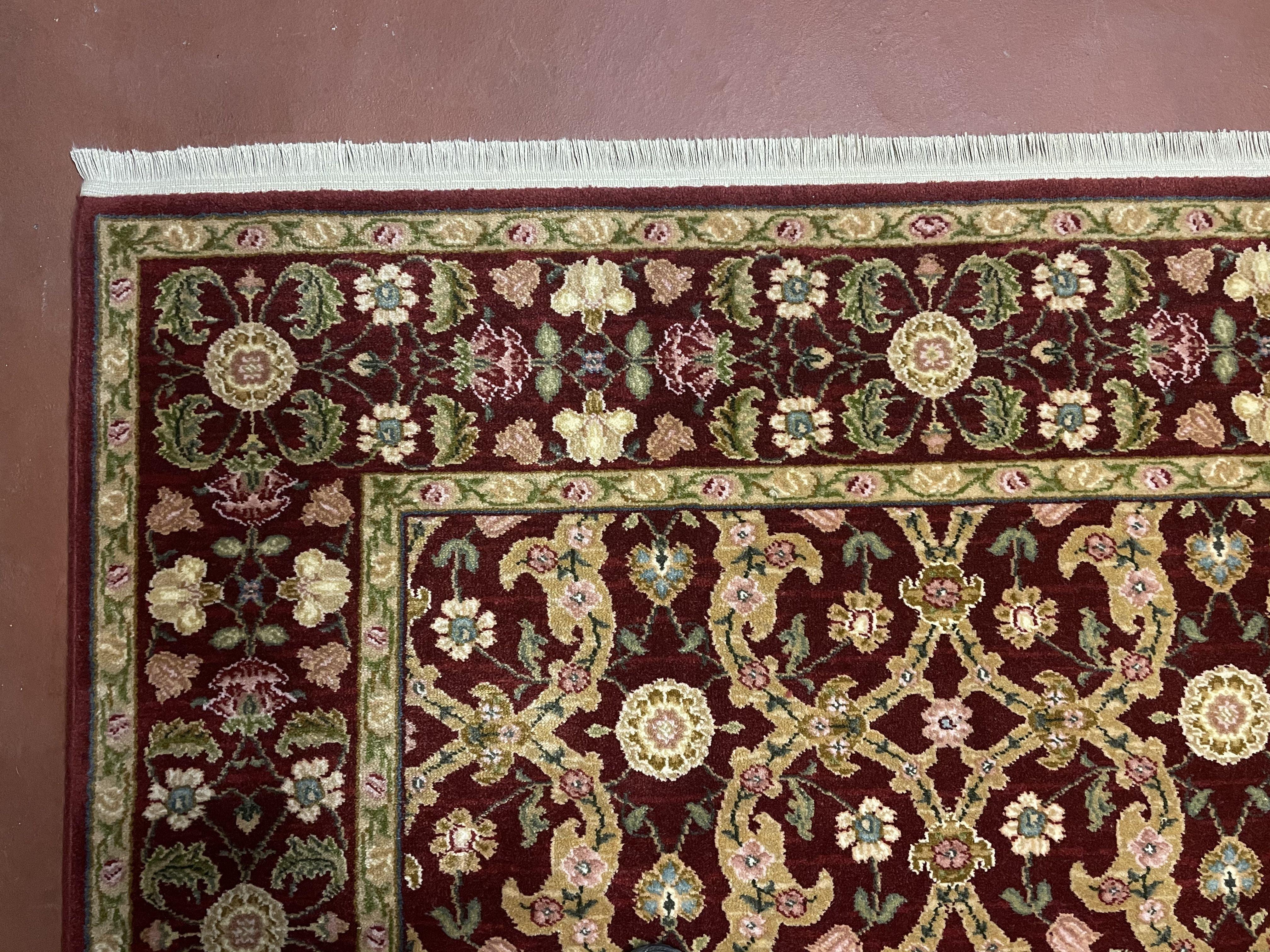 5.9 x 9 Karastan Floral Taabriz Rug #700/707, Karastan Wool Rug 6x9, Karastan Carpet, Original 700 Series Vintage Oriental Rug Discontinued - Jewel Rugs