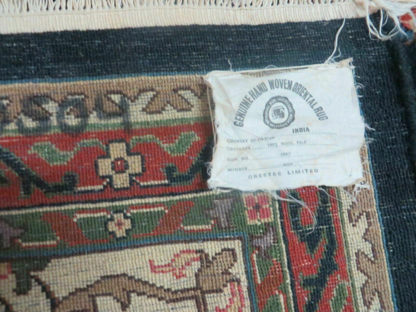 Indo Persian Rug 8x10, Wool Handmade Floral Carpet - Jewel Rugs