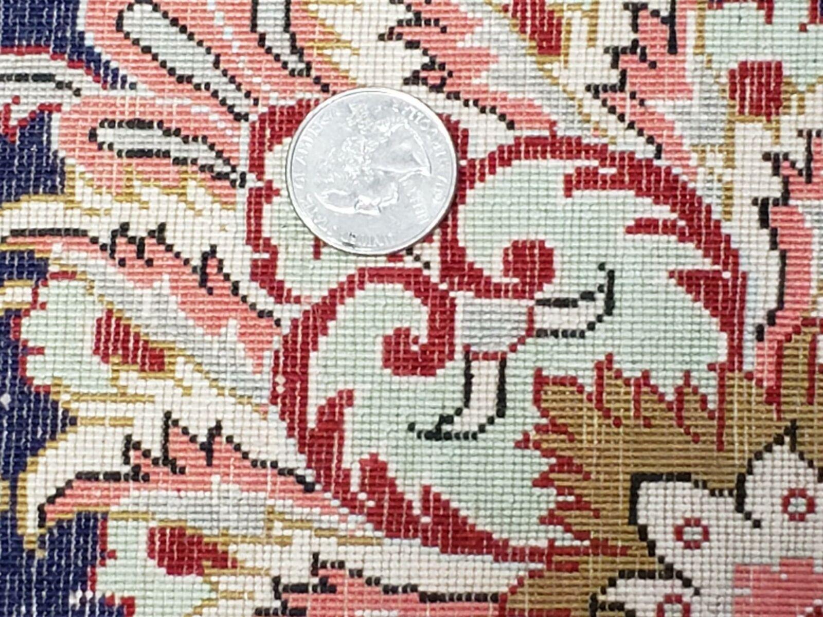 Stunning Persian Silk Qum Rug 10x13, Signed Ahmadi, 600 KPSI, Masterpiece - Jewel Rugs