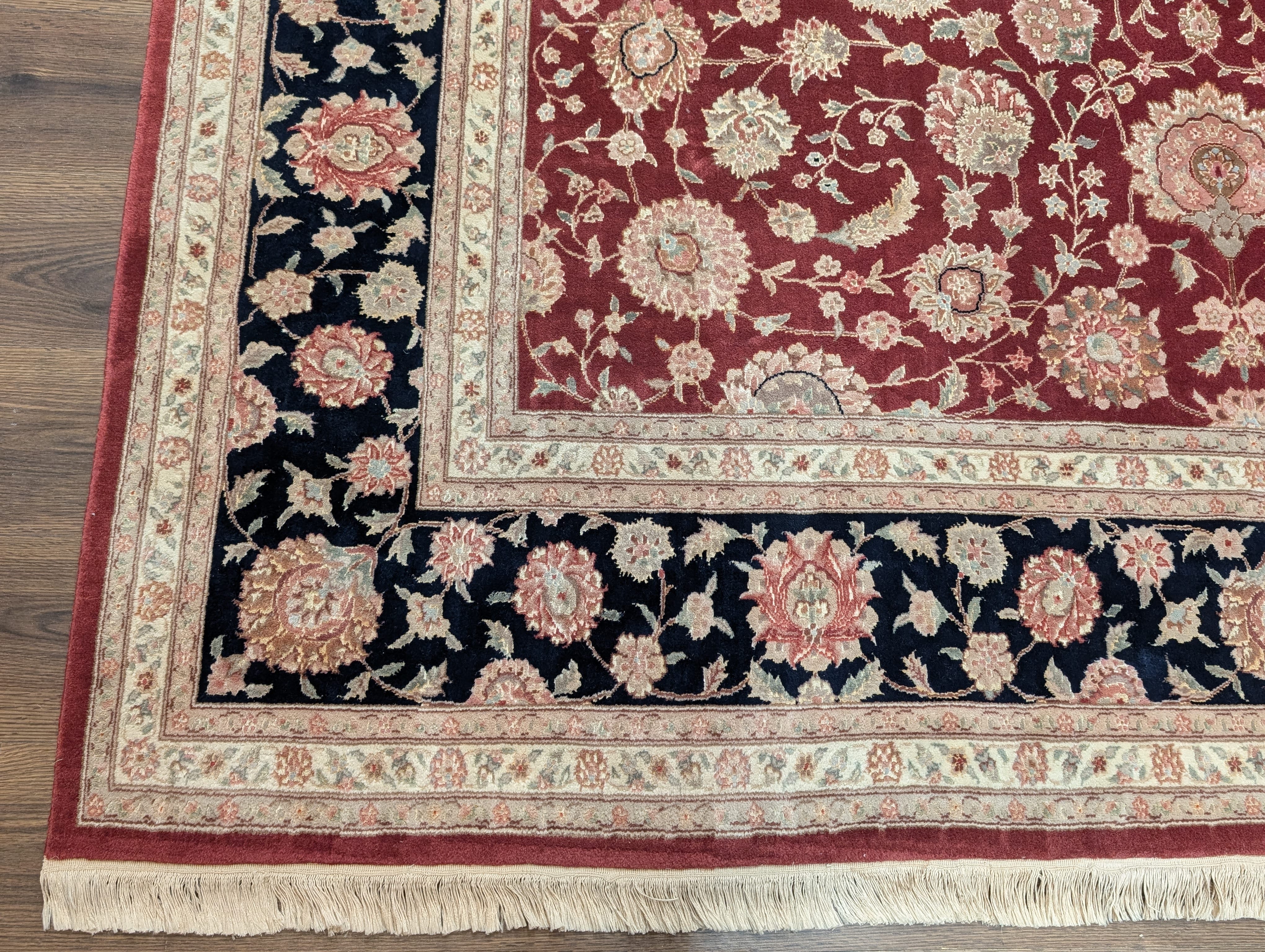 Pak Persian Rug 8x10, Allover Design, Hand-Knotted Wool Carpet, 200 KPSI - Jewel Rugs