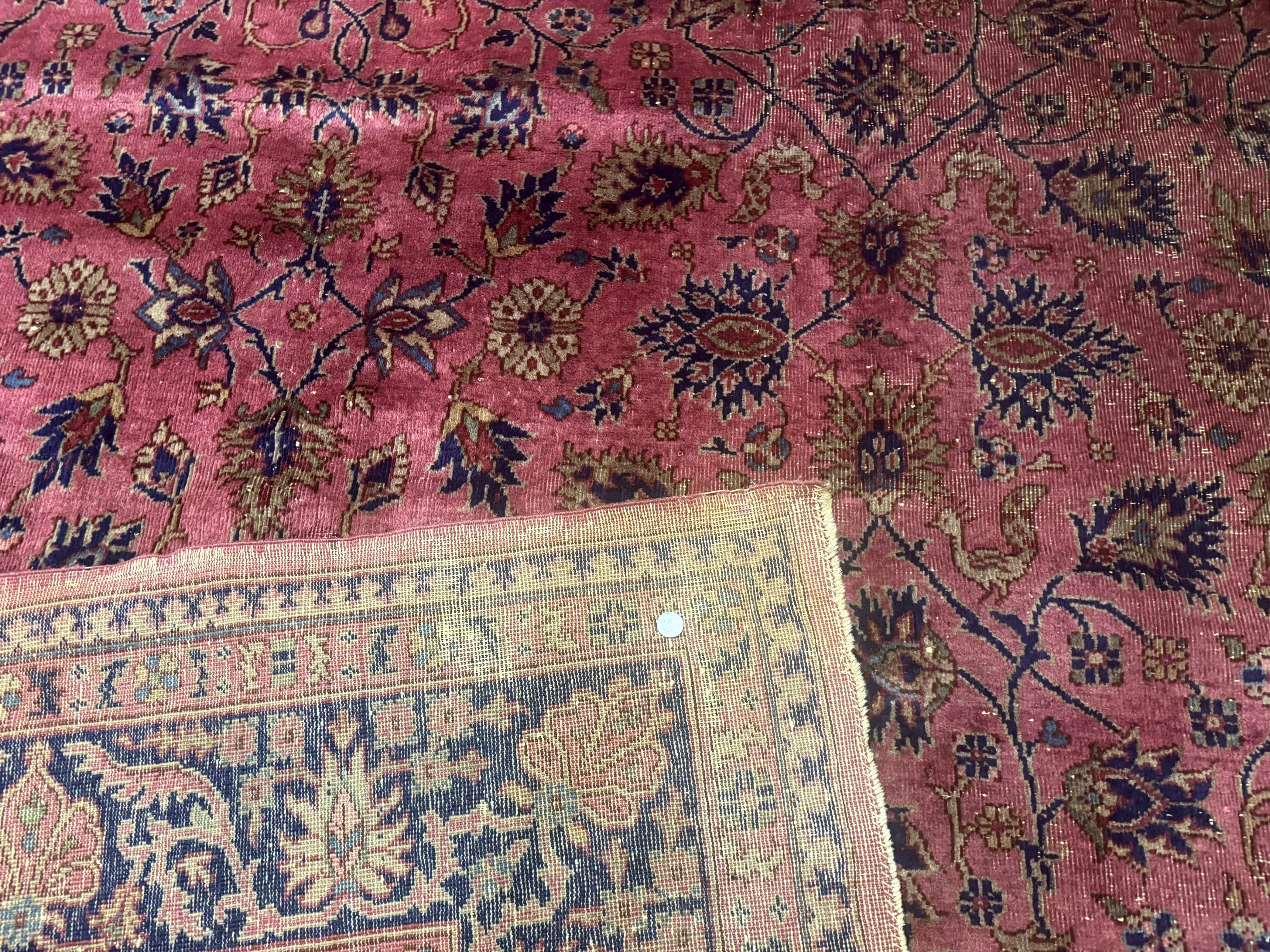 Turkish Sparta Rug 10x16 – Red Hand-Knotted Wool Antique Carpet - Jewel Rugs