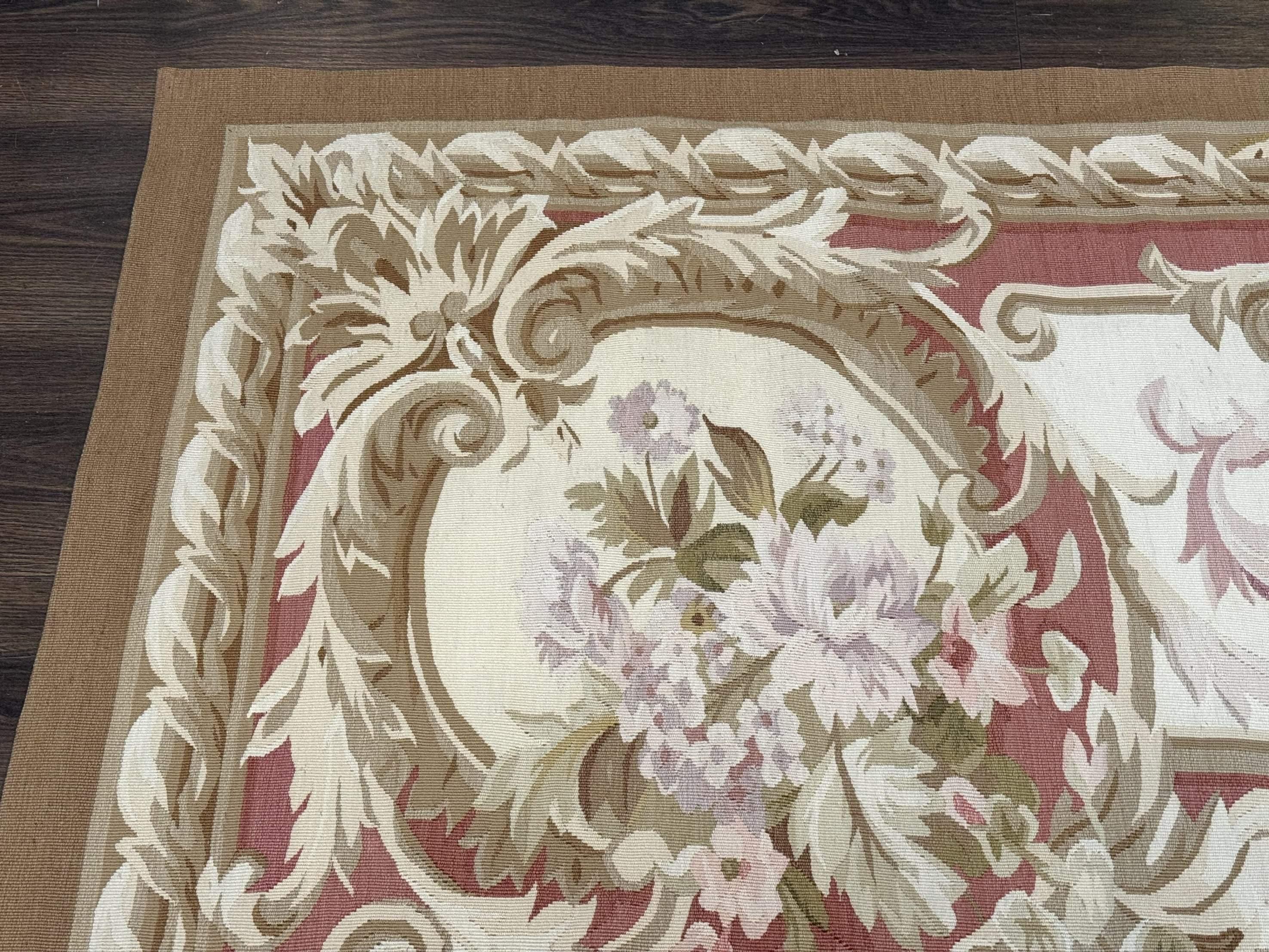 Aubusson Rug 6x9 - Jewel Rugs
